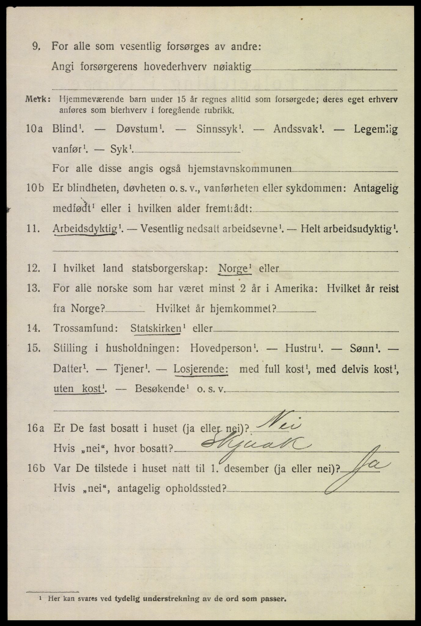 SAH, Folketelling 1920 for 0515 Vågå herred, 1920, s. 2347
