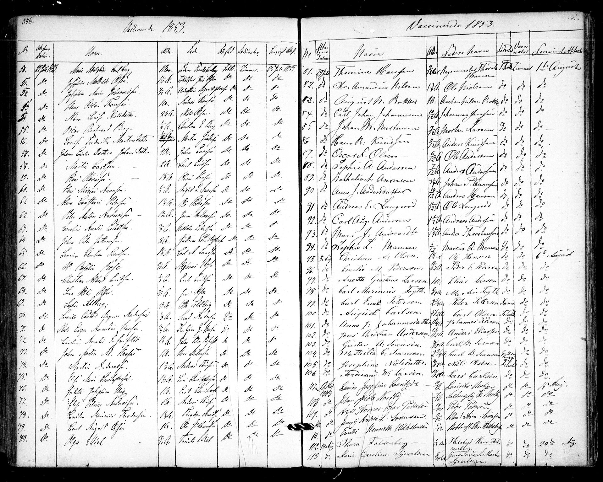Halden prestekontor Kirkebøker, AV/SAO-A-10909/F/Fa/L0006: Ministerialbok nr. I 6, 1845-1856, s. 546