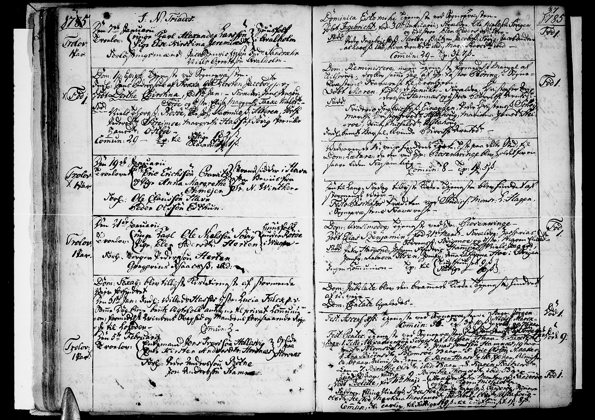 Ministerialprotokoller, klokkerbøker og fødselsregistre - Nordland, SAT/A-1459/830/L0439: Ministerialbok nr. 830A07 /1, 1776-1800, s. 37
