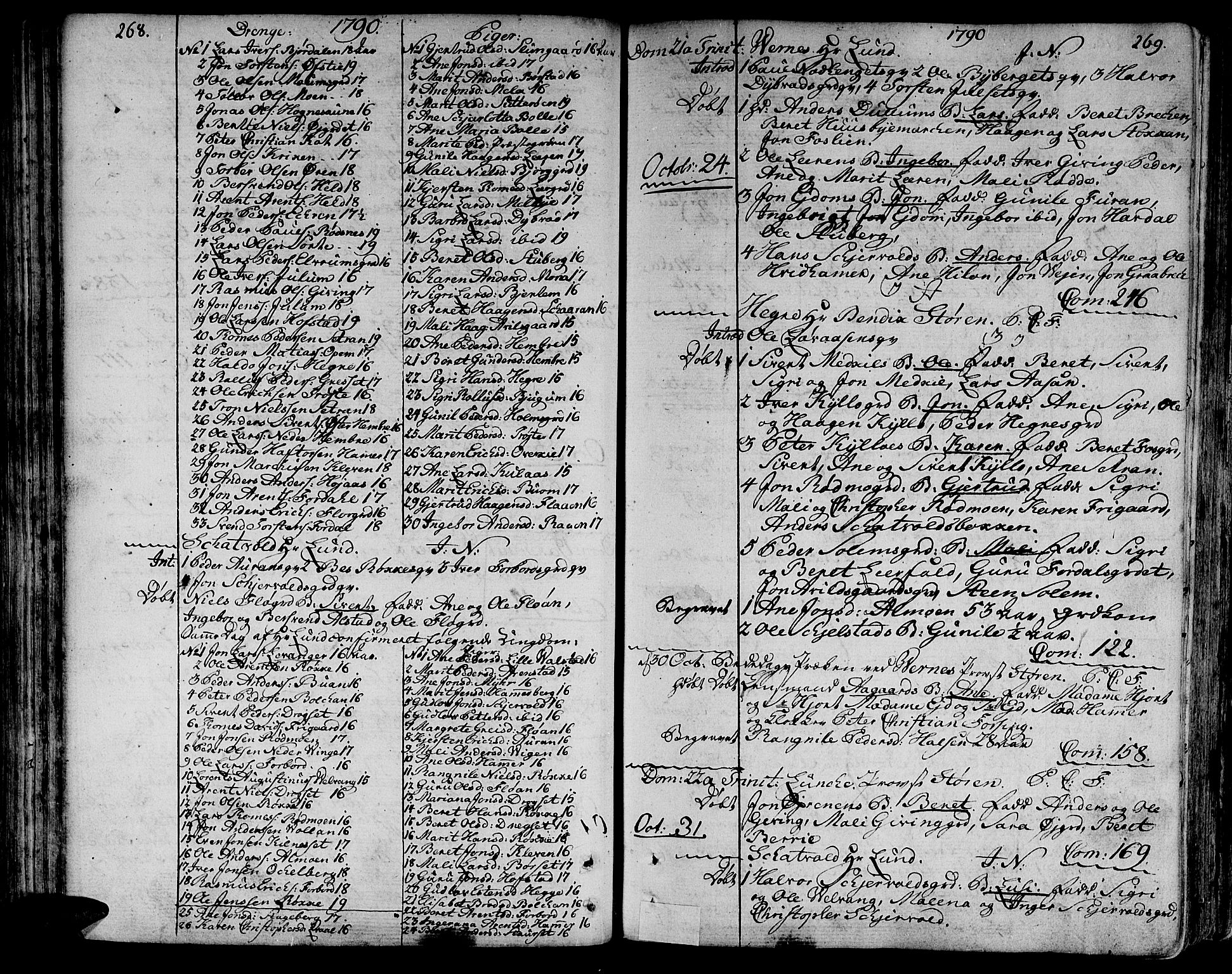 Ministerialprotokoller, klokkerbøker og fødselsregistre - Nord-Trøndelag, SAT/A-1458/709/L0059: Ministerialbok nr. 709A06, 1781-1797, s. 268-269