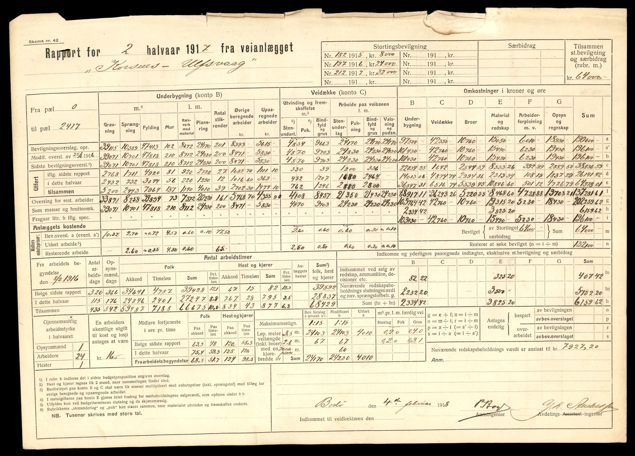 Nordland vegkontor, AV/SAT-A-4181/F/Fa/L0030: Hamarøy/Tysfjord, 1885-1948, s. 13