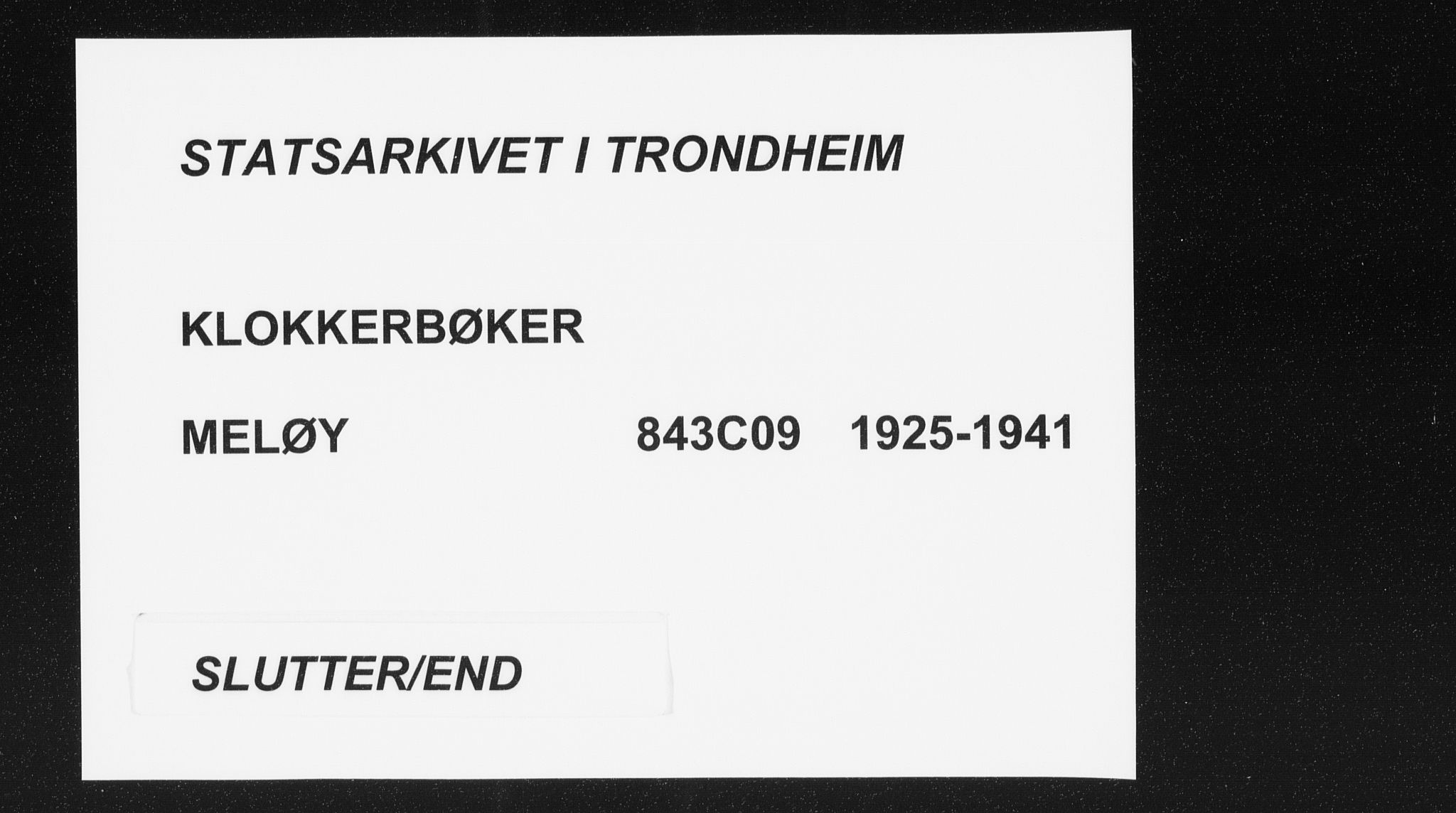 Ministerialprotokoller, klokkerbøker og fødselsregistre - Nordland, SAT/A-1459/843/L0640: Klokkerbok nr. 843C09, 1925-1941