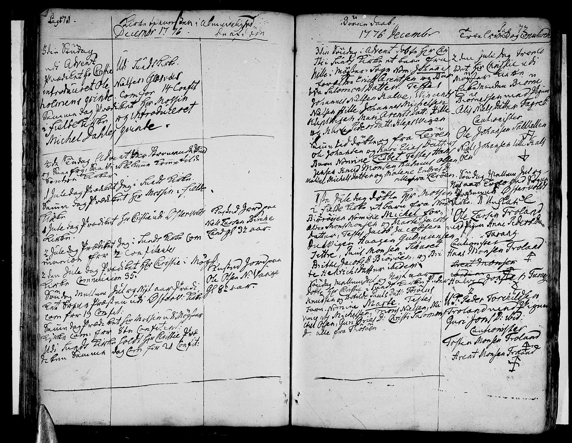 Sund sokneprestembete, AV/SAB-A-99930: Ministerialbok nr. A 5, 1770-1795, s. 171-172