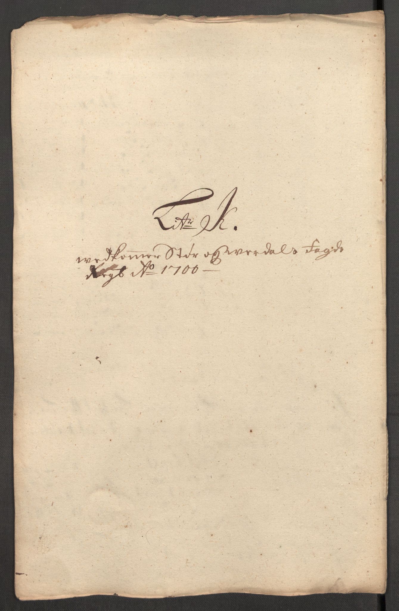 Rentekammeret inntil 1814, Reviderte regnskaper, Fogderegnskap, RA/EA-4092/R62/L4192: Fogderegnskap Stjørdal og Verdal, 1700, s. 206