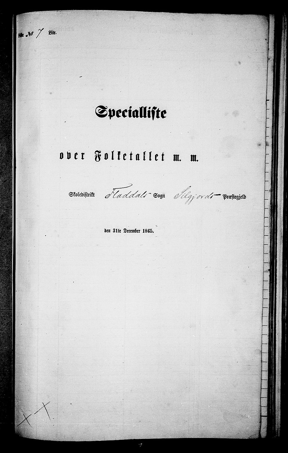 RA, Folketelling 1865 for 0828P Seljord prestegjeld, 1865, s. 96