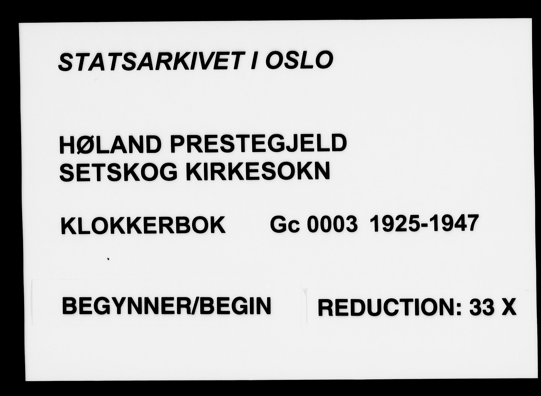 Høland prestekontor Kirkebøker, SAO/A-10346a/G/Gc/L0003: Klokkerbok nr. III 3, 1925-1947