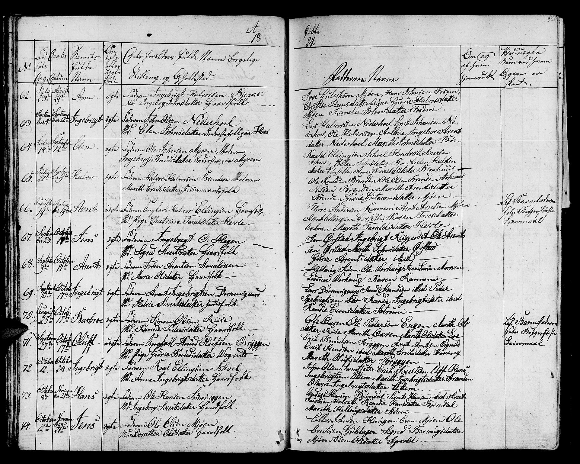 Ministerialprotokoller, klokkerbøker og fødselsregistre - Sør-Trøndelag, SAT/A-1456/678/L0897: Ministerialbok nr. 678A06-07, 1821-1847, s. 32