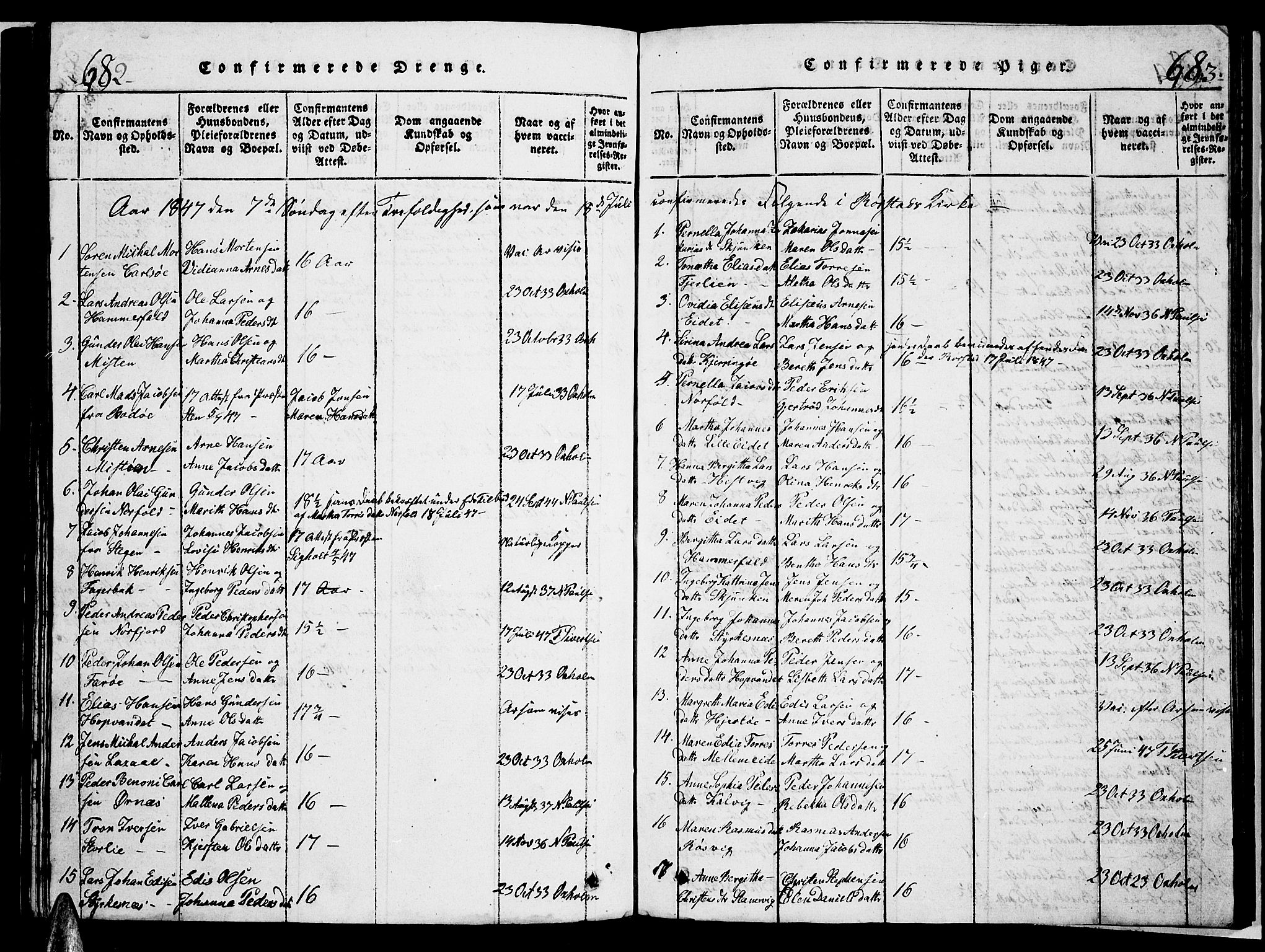 Ministerialprotokoller, klokkerbøker og fødselsregistre - Nordland, SAT/A-1459/853/L0773: Klokkerbok nr. 853C01, 1821-1859, s. 682-683