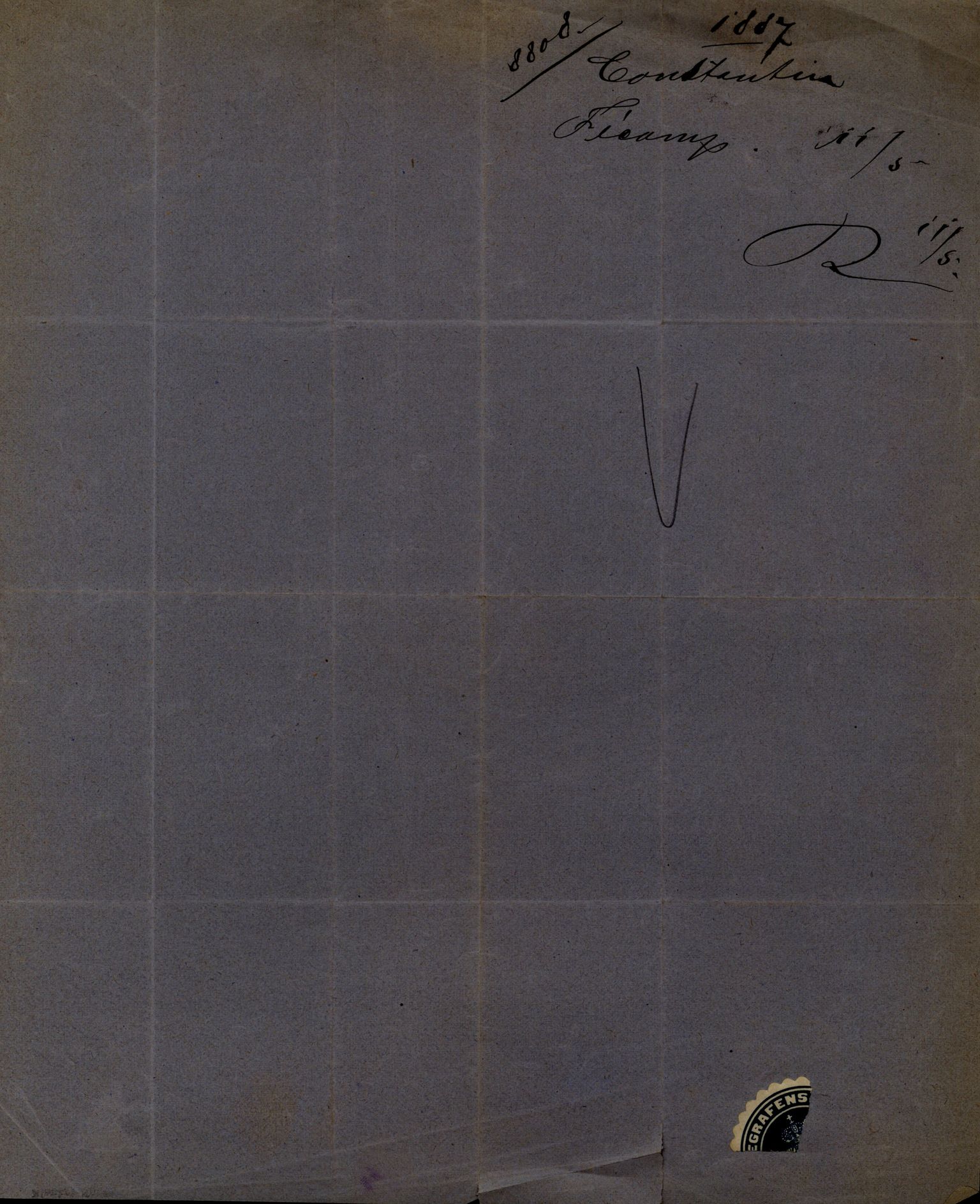 Pa 63 - Østlandske skibsassuranceforening, VEMU/A-1079/G/Ga/L0020/0001: Havaridokumenter / Tellus, Telanak, Wilhelmine, 1887, s. 19