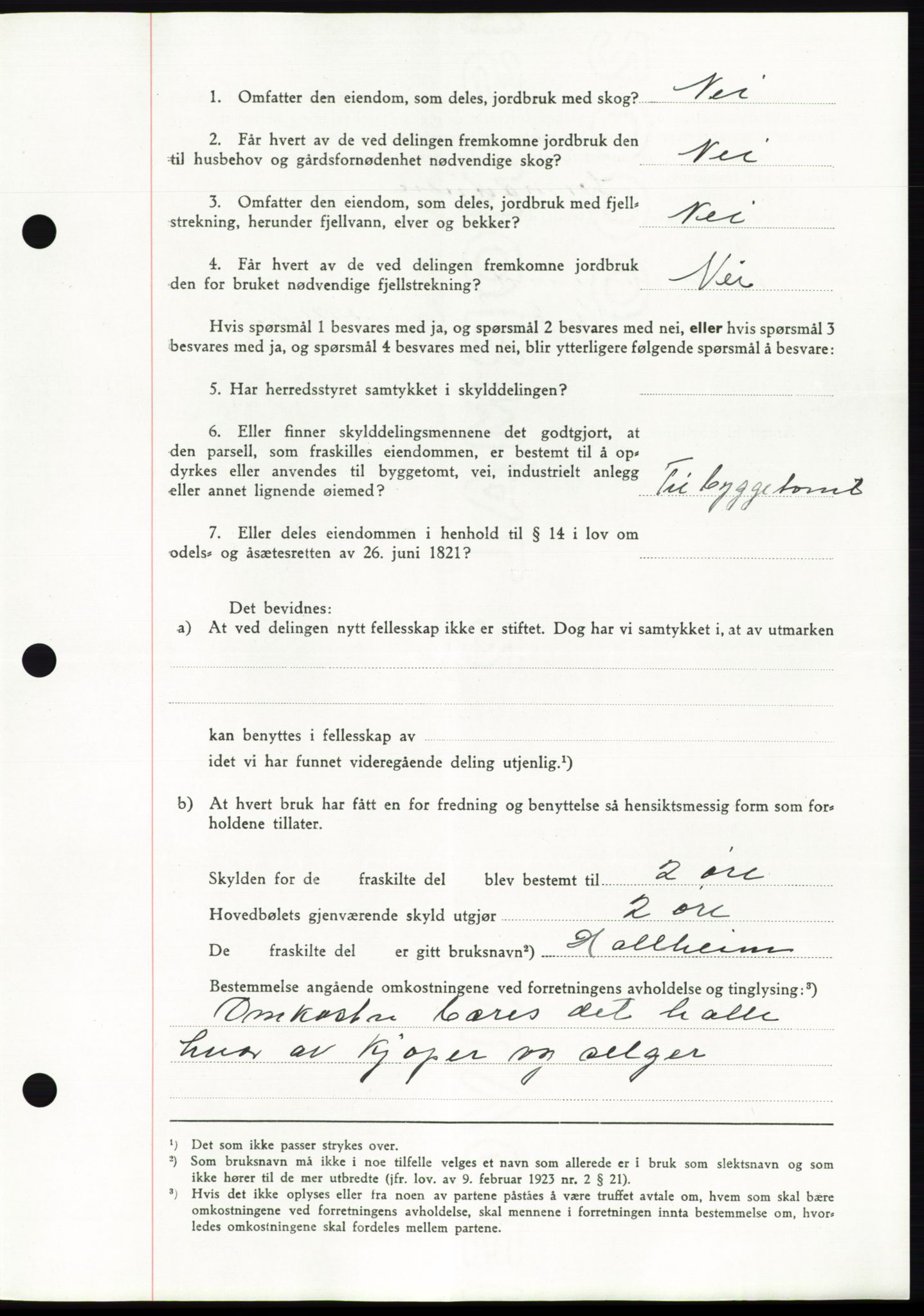 Namdal sorenskriveri, SAT/A-4133/1/2/2C: Pantebok nr. -, 1941-1942, Dagboknr: 1087/1942