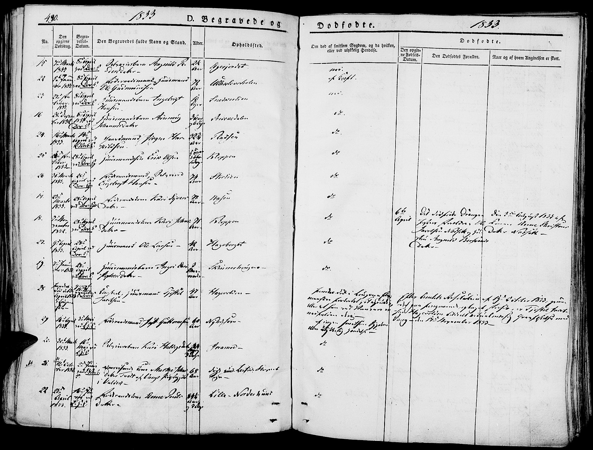 Lesja prestekontor, AV/SAH-PREST-068/H/Ha/Haa/L0005: Ministerialbok nr. 5, 1830-1842, s. 490