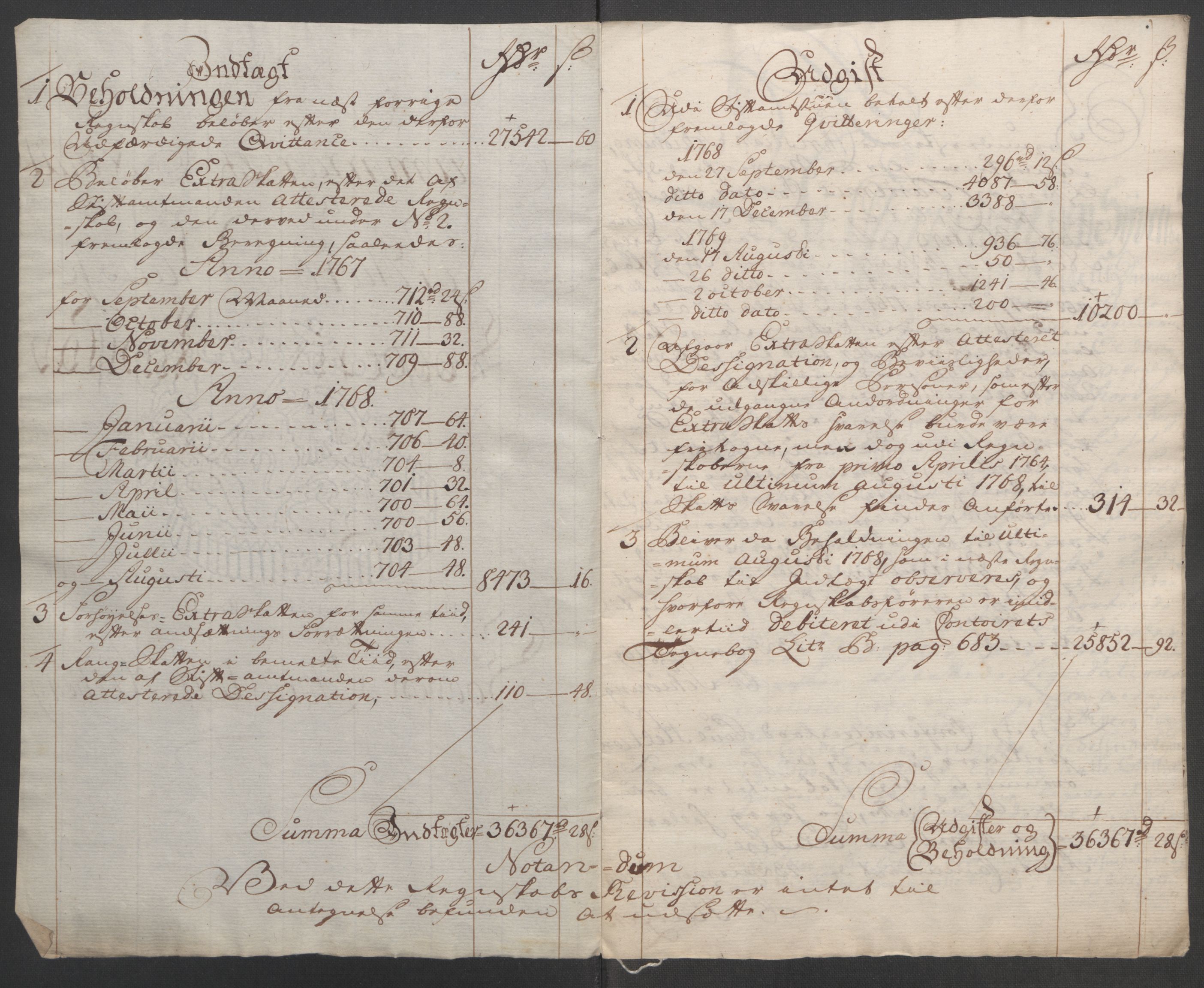 Rentekammeret inntil 1814, Reviderte regnskaper, Fogderegnskap, RA/EA-4092/R51/L3303: Ekstraskatten Nordhordland og Voss, 1762-1772, s. 171