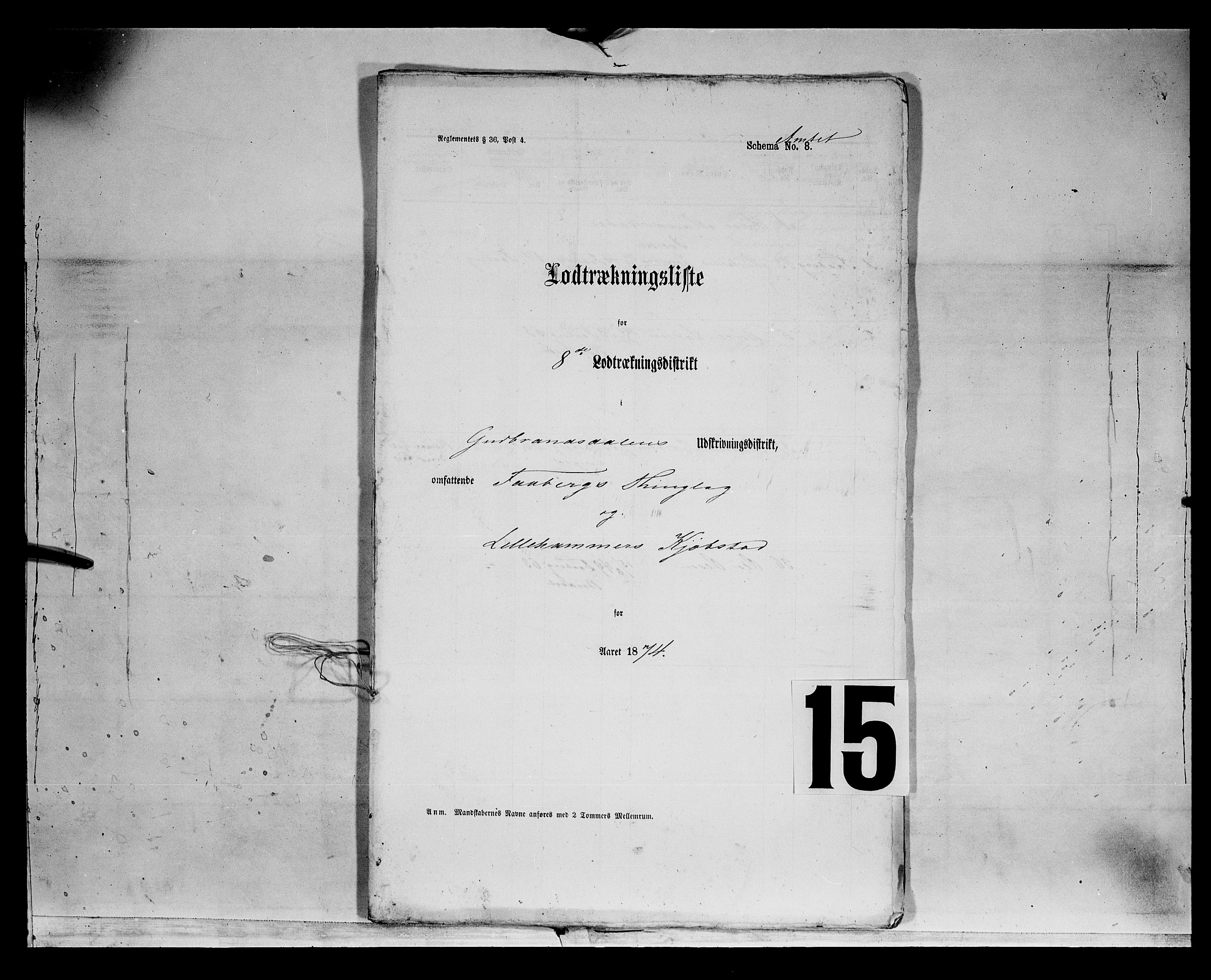 Fylkesmannen i Oppland, SAH/FYO-002/1/K/Kg/L1172: Fåberg, Lillehammer og Gausdal, 1860-1879, s. 245