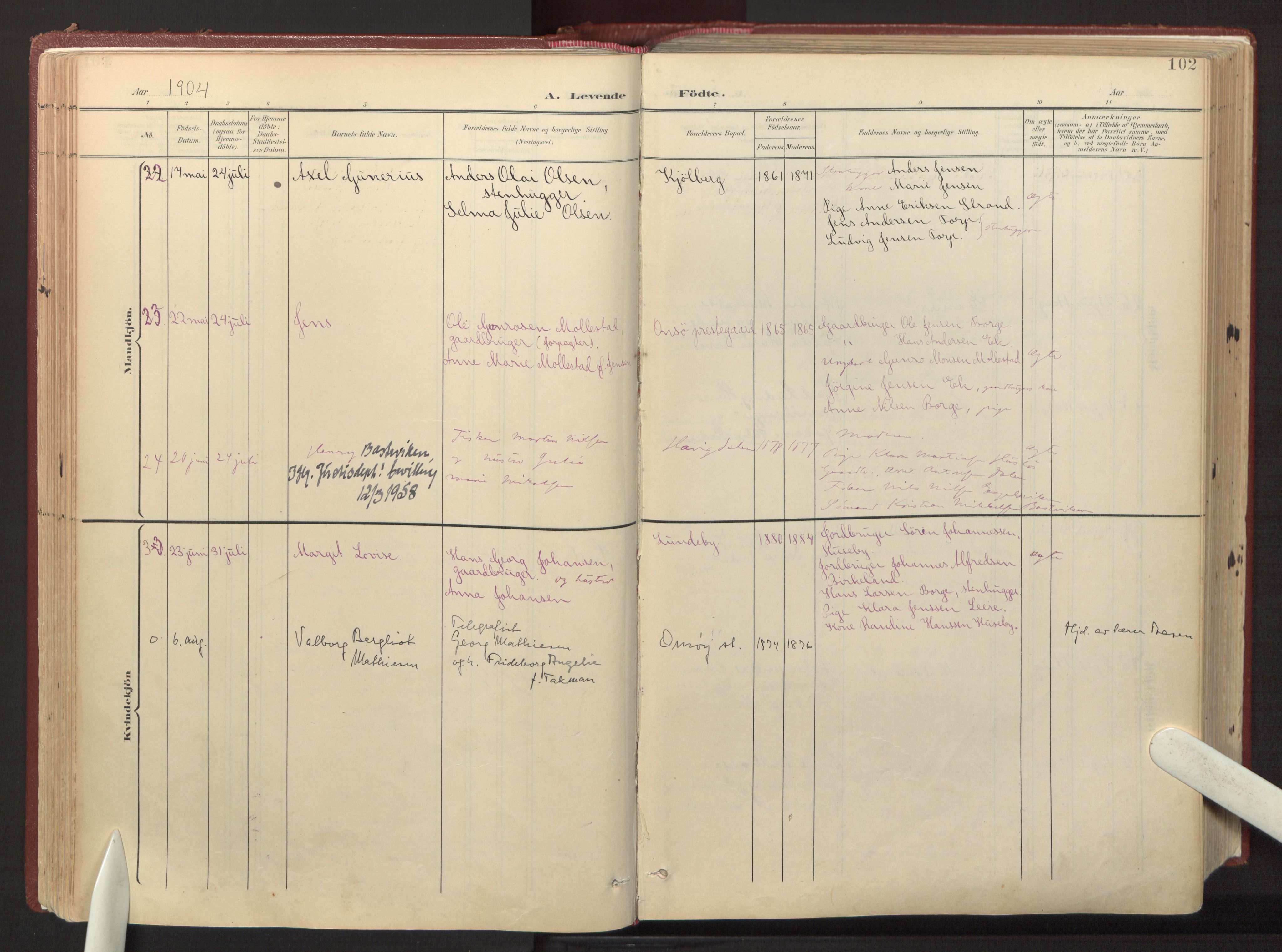 Onsøy prestekontor Kirkebøker, AV/SAO-A-10914/F/Fa/L0008: Ministerialbok nr. I 8, 1899-1923, s. 102