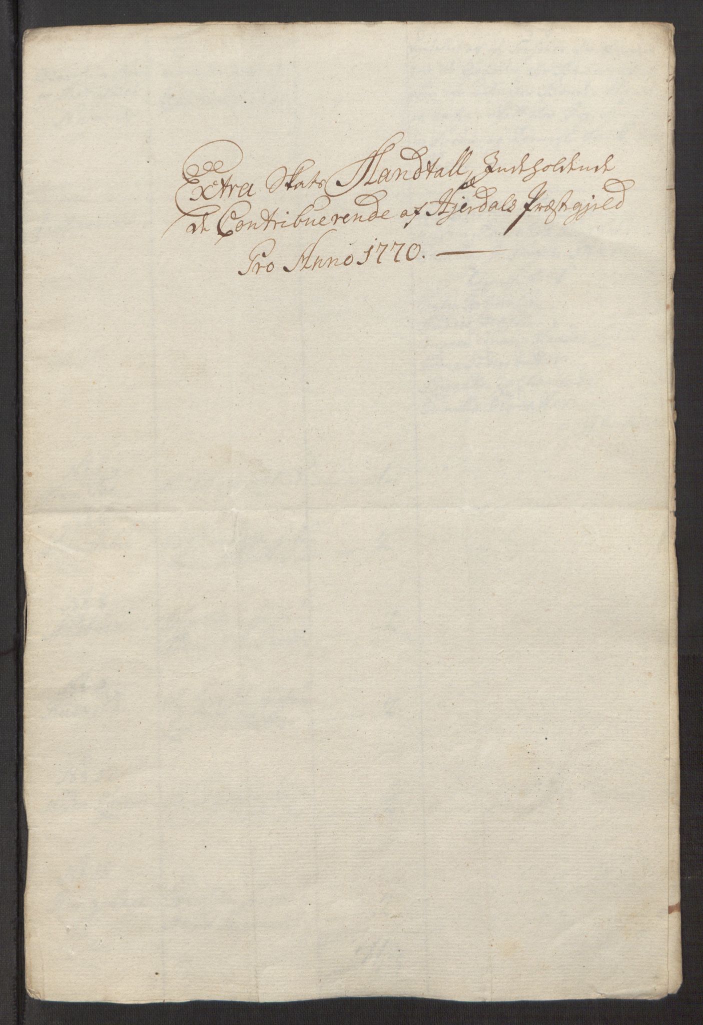 Rentekammeret inntil 1814, Reviderte regnskaper, Fogderegnskap, AV/RA-EA-4092/R38/L2293: Ekstraskatten Øvre Telemark, 1762-1770, s. 434