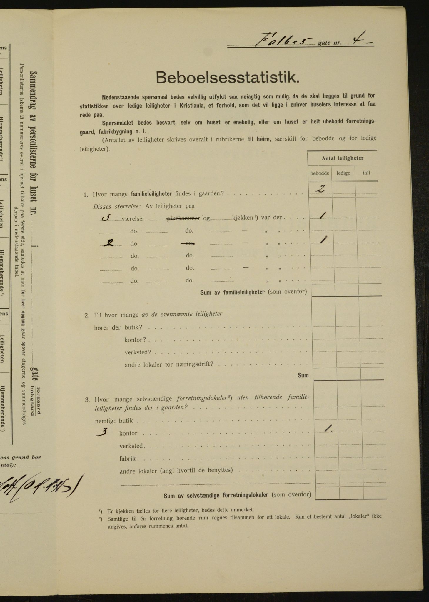 OBA, Kommunal folketelling 1.2.1912 for Kristiania, 1912, s. 23135