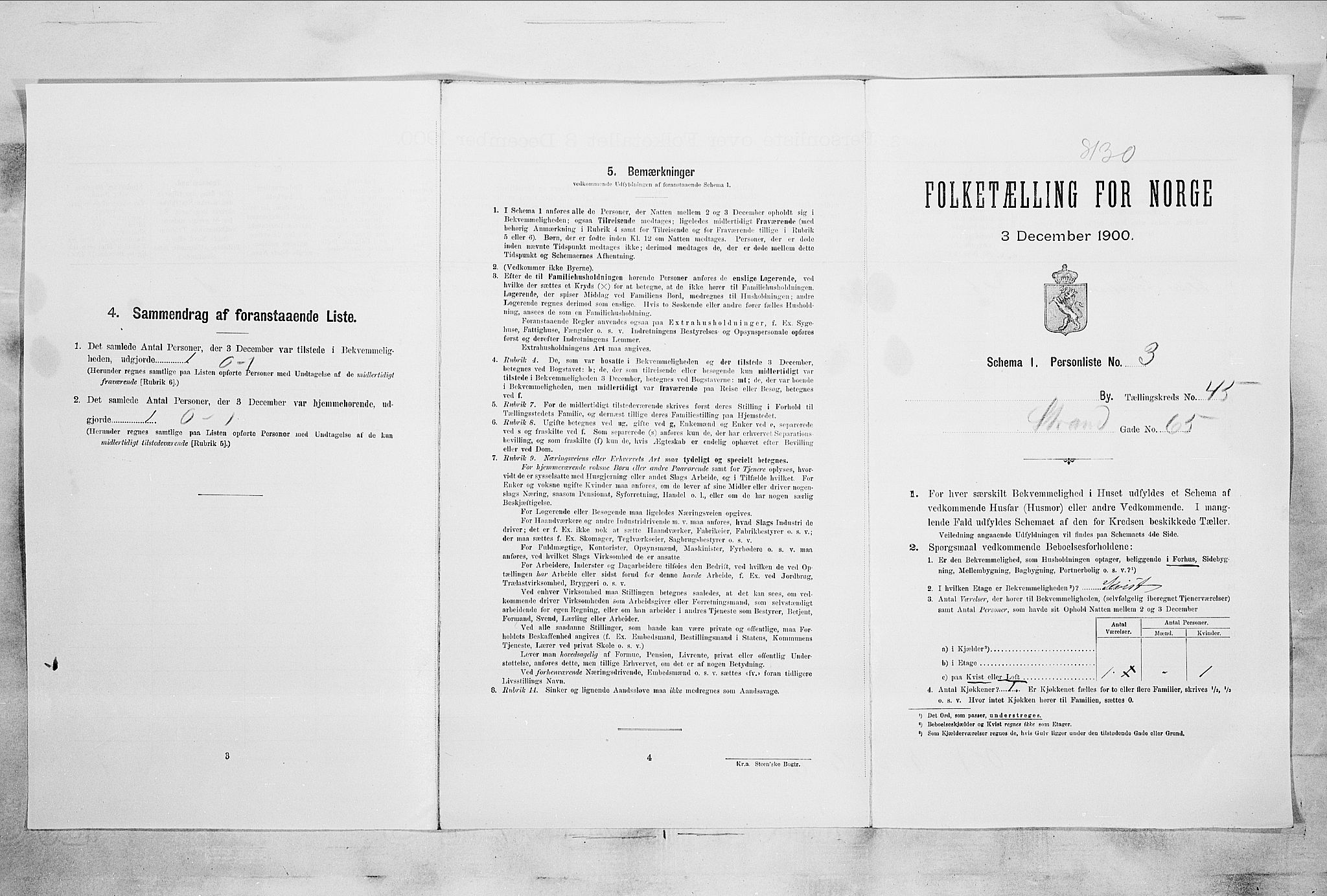 RA, Folketelling 1900 for 0707 Larvik kjøpstad, 1900, s. 6479