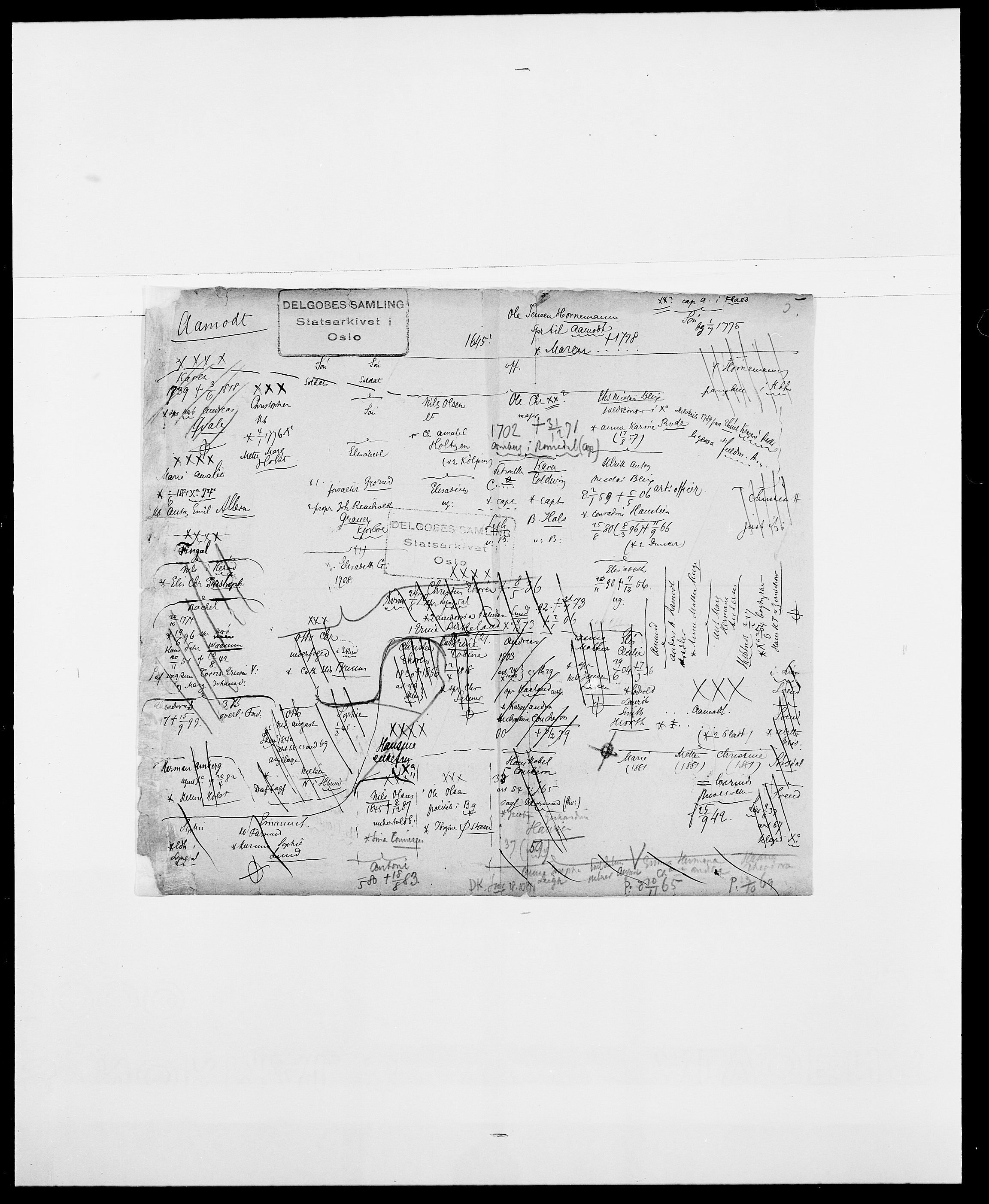 Delgobe, Charles Antoine - samling, AV/SAO-PAO-0038/D/Da/L0001: Aabye - Angerman, s. 67