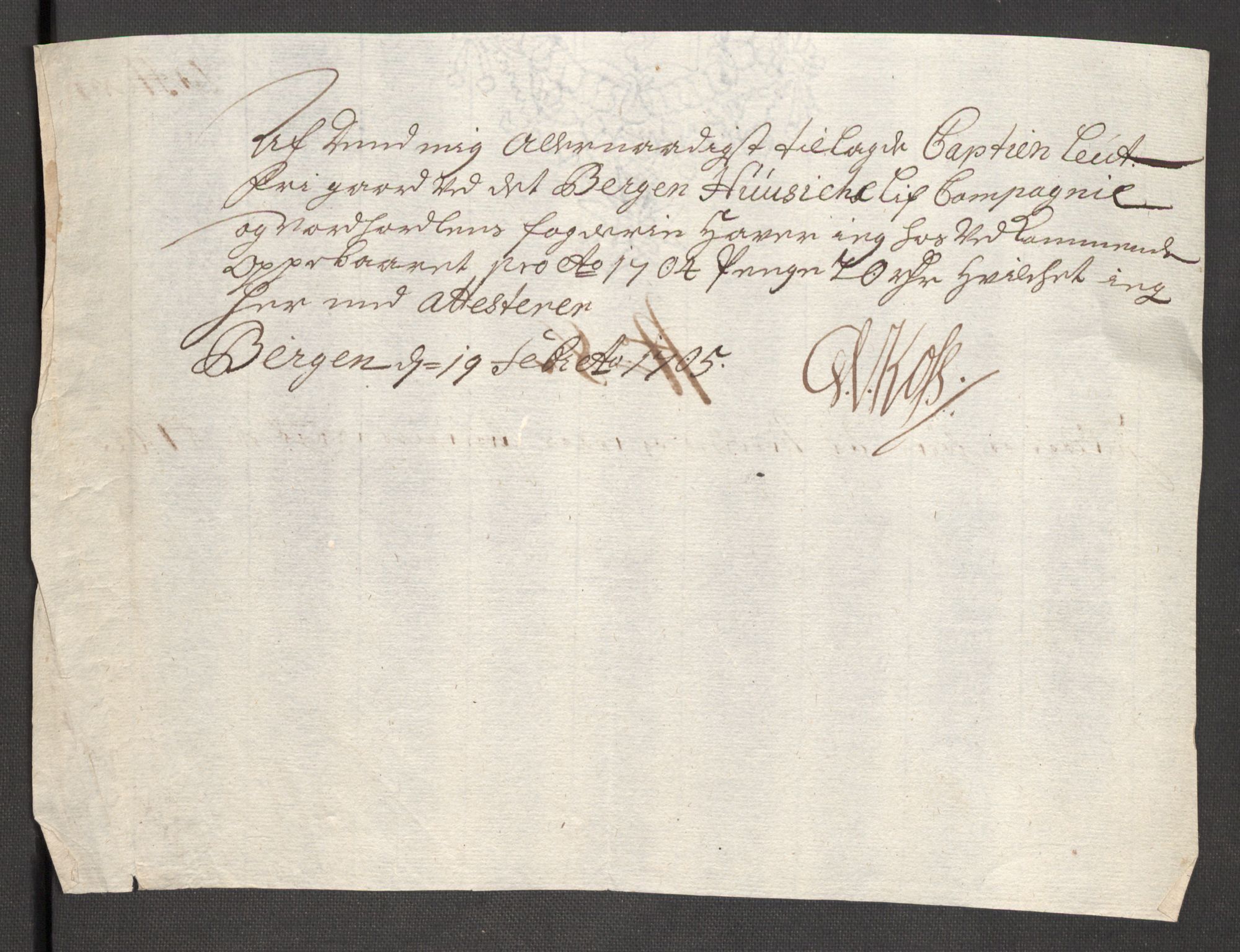 Rentekammeret inntil 1814, Reviderte regnskaper, Fogderegnskap, RA/EA-4092/R51/L3187: Fogderegnskap Nordhordland og Voss, 1704-1705, s. 152