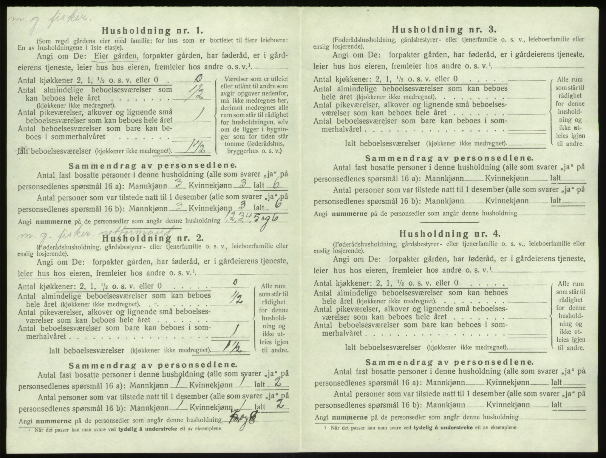 SAB, Folketelling 1920 for 1412 Solund herred, 1920, s. 295