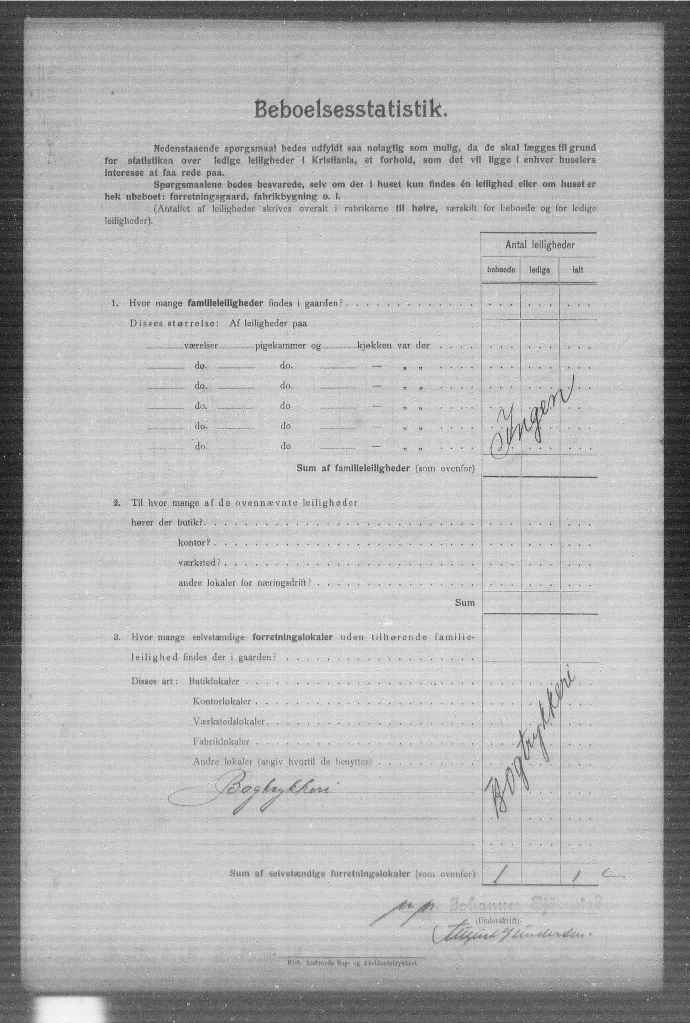 OBA, Kommunal folketelling 31.12.1904 for Kristiania kjøpstad, 1904, s. 507