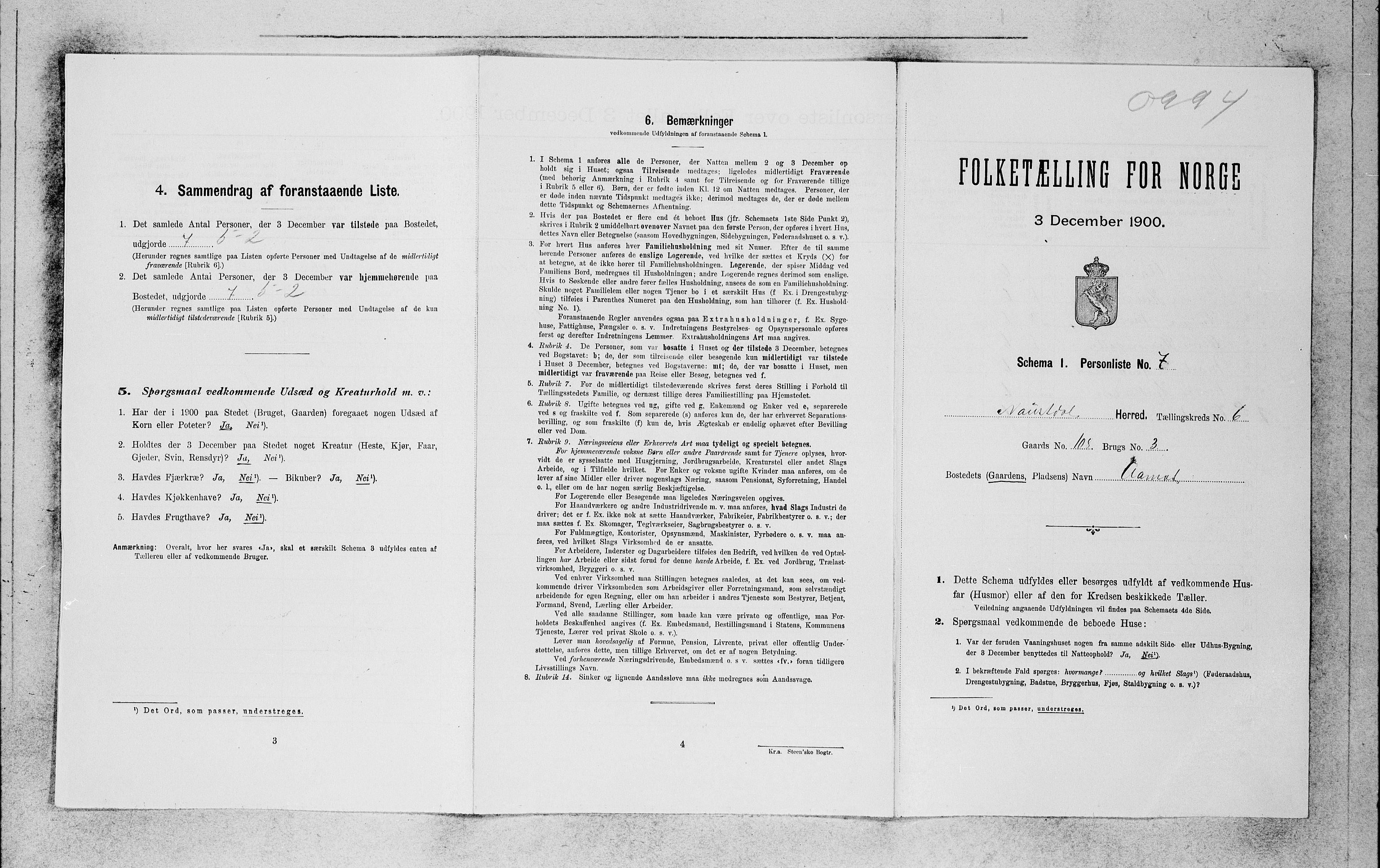 SAB, Folketelling 1900 for 1433 Naustdal herred, 1900, s. 648
