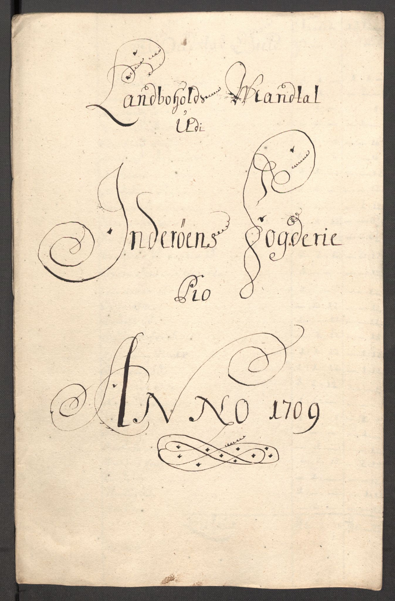 Rentekammeret inntil 1814, Reviderte regnskaper, Fogderegnskap, RA/EA-4092/R63/L4317: Fogderegnskap Inderøy, 1709, s. 156