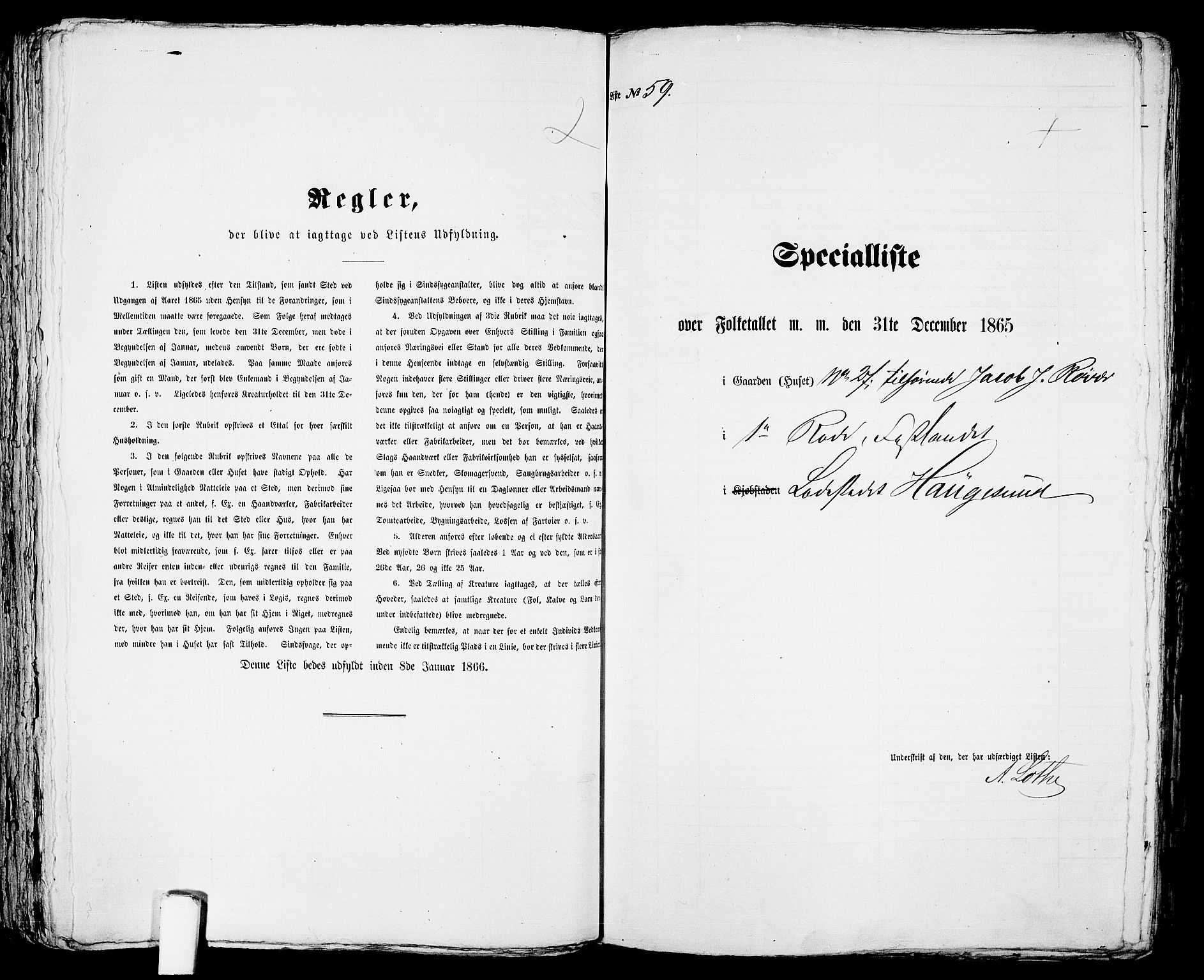 RA, Folketelling 1865 for 1106B Torvastad prestegjeld, Haugesund ladested, 1865, s. 123