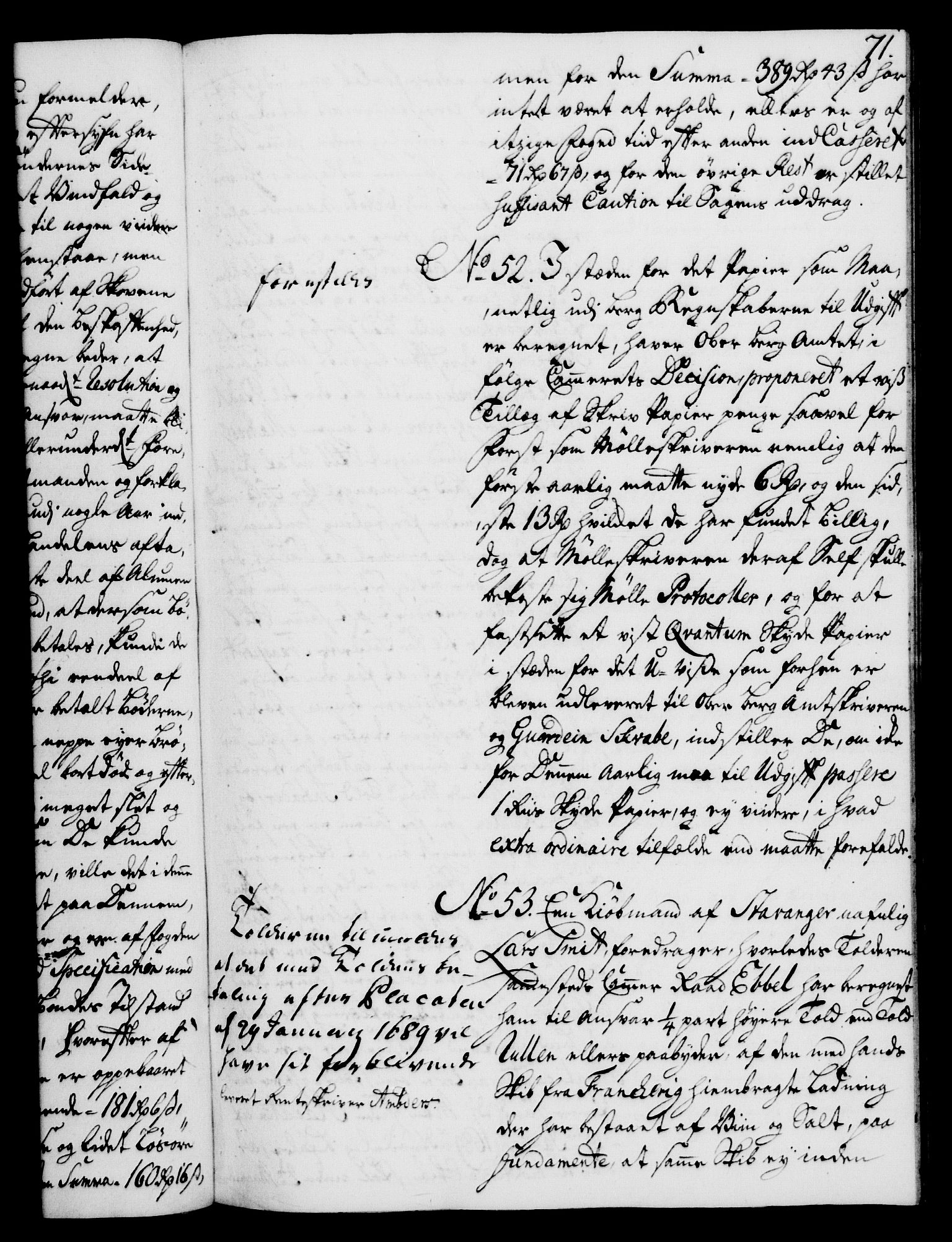Rentekammeret, Kammerkanselliet, AV/RA-EA-3111/G/Gh/Gha/L0025: Norsk ekstraktmemorialprotokoll (merket RK 53.70), 1743-1744, s. 71