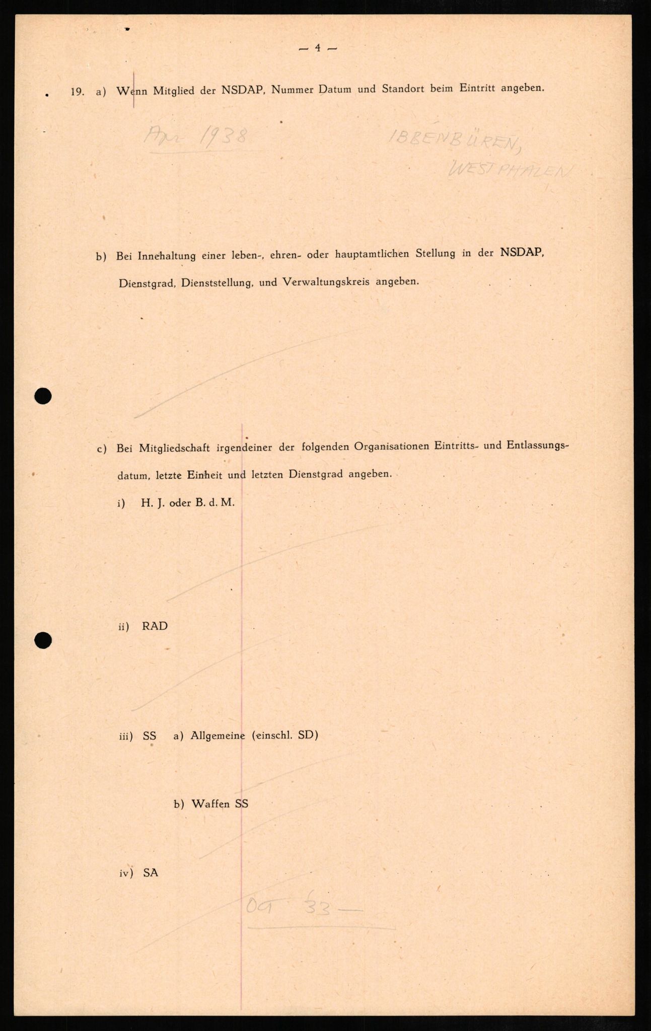 Forsvaret, Forsvarets overkommando II, AV/RA-RAFA-3915/D/Db/L0009: CI Questionaires. Tyske okkupasjonsstyrker i Norge. Tyskere., 1945-1946, s. 343