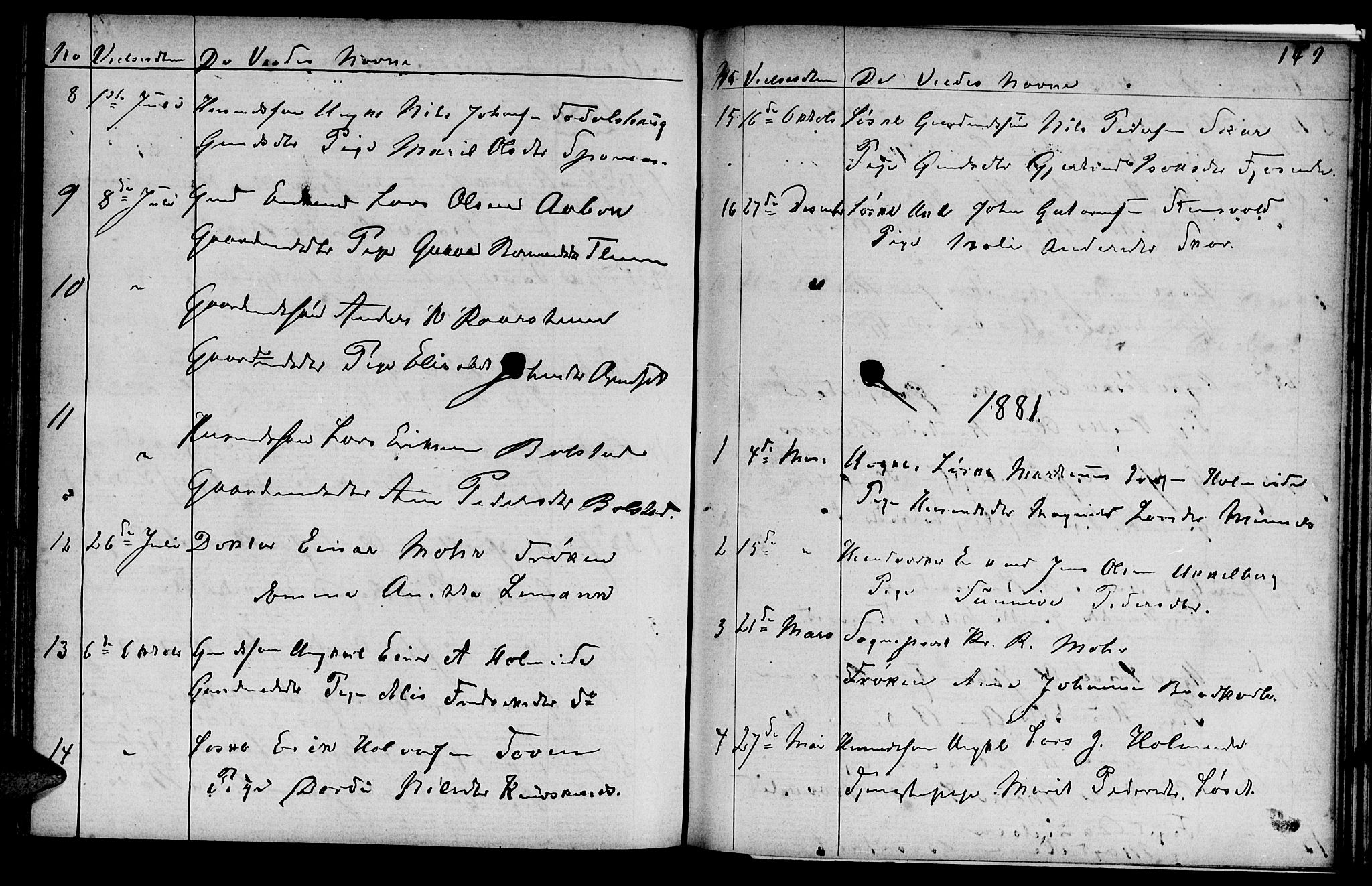 Ministerialprotokoller, klokkerbøker og fødselsregistre - Møre og Romsdal, AV/SAT-A-1454/586/L0991: Klokkerbok nr. 586C02, 1862-1892, s. 149