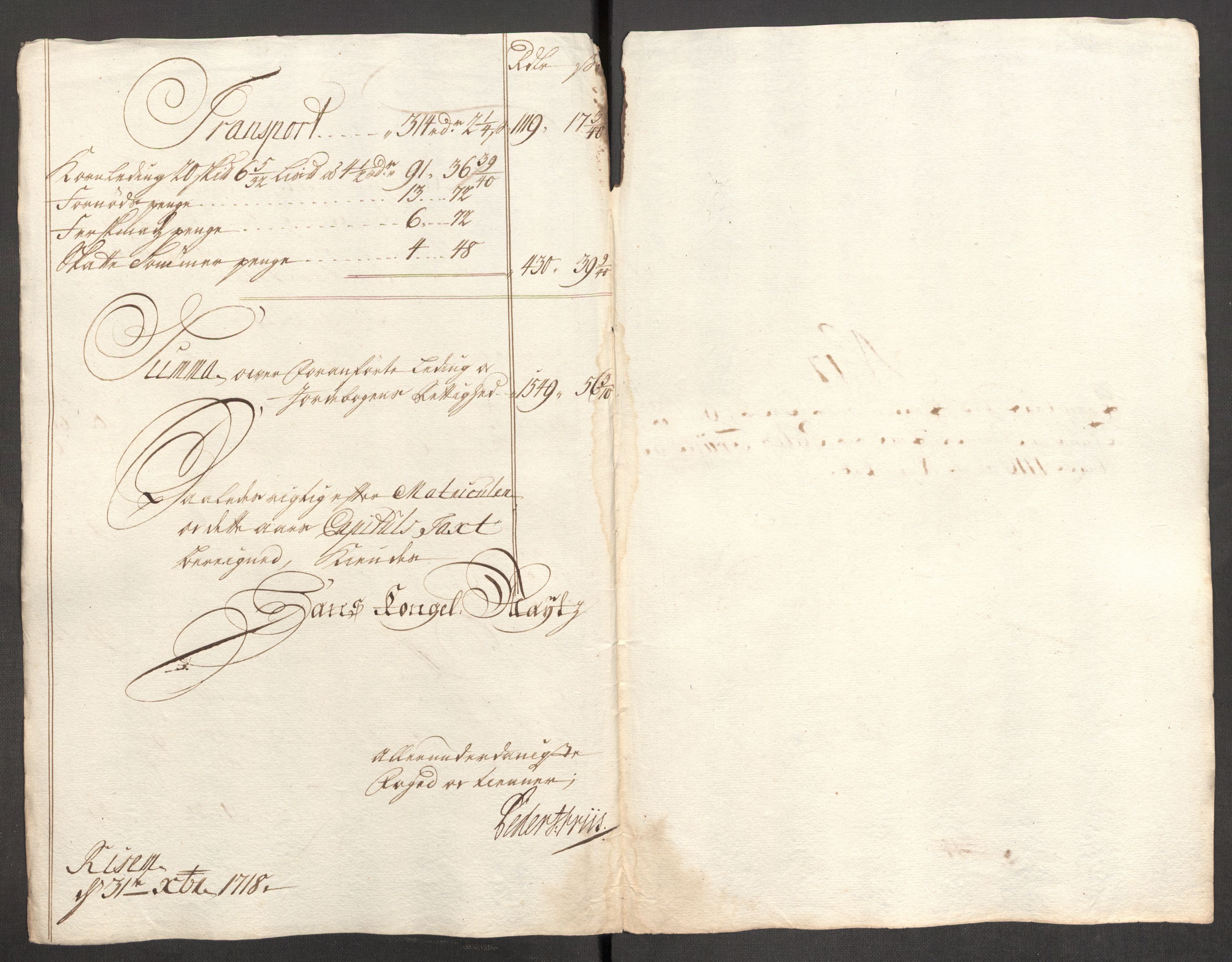 Rentekammeret inntil 1814, Reviderte regnskaper, Fogderegnskap, RA/EA-4092/R04/L0143: Fogderegnskap Moss, Onsøy, Tune, Veme og Åbygge, 1718, s. 112