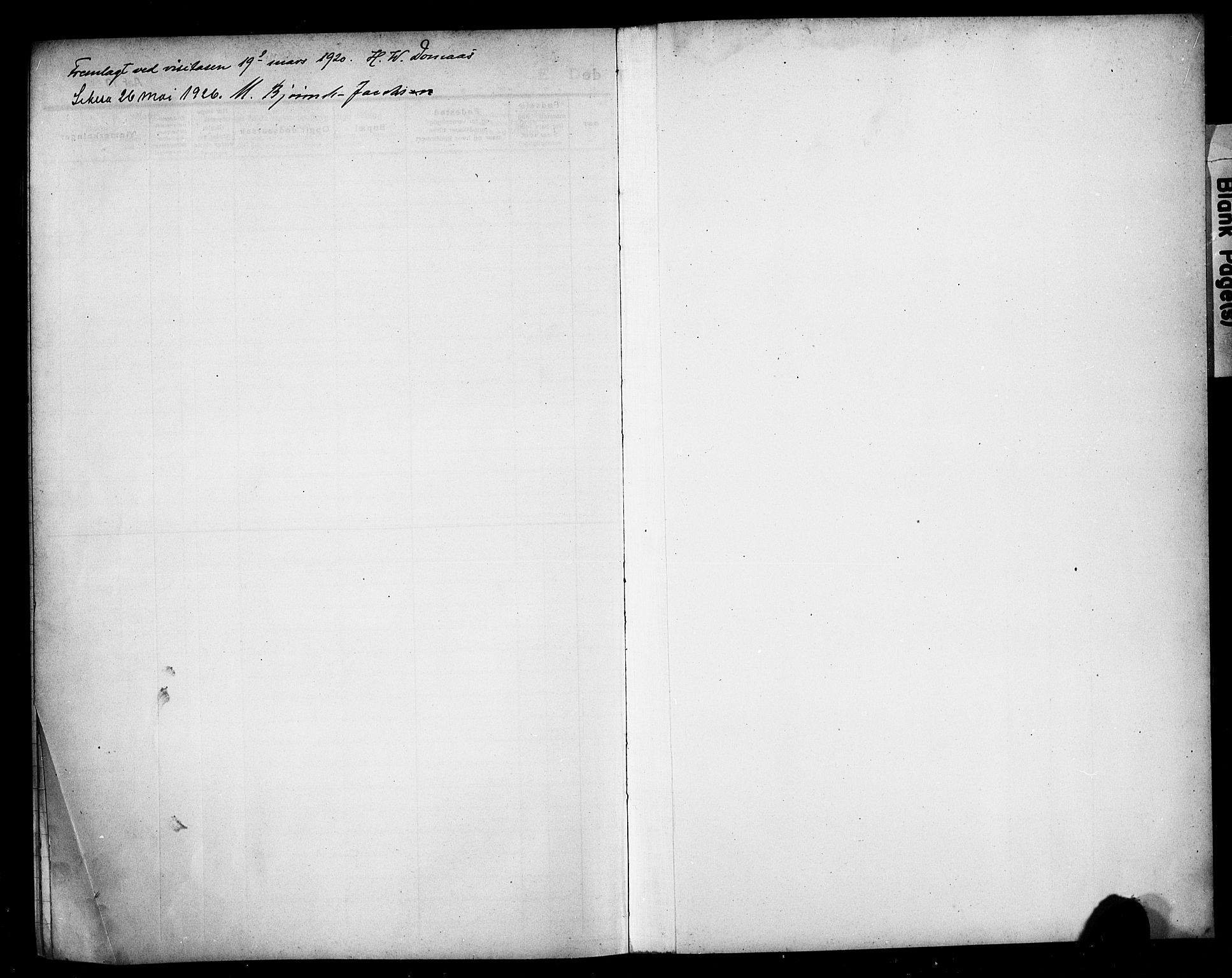 Vardal prestekontor, AV/SAH-PREST-100/H/Ha/Hab/L0016: Klokkerbok nr. 16, 1915-1929