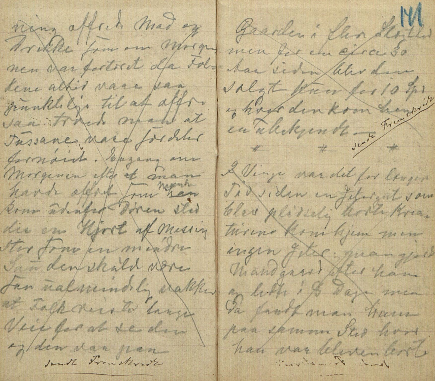 Rikard Berge, TEMU/TGM-A-1003/F/L0016/0012: 529-550 / 540 Oppskrifter av Halvor N. Tvedten, Fyresdal, Drangedal og Seljord. , 1890-1892, s. 140-141