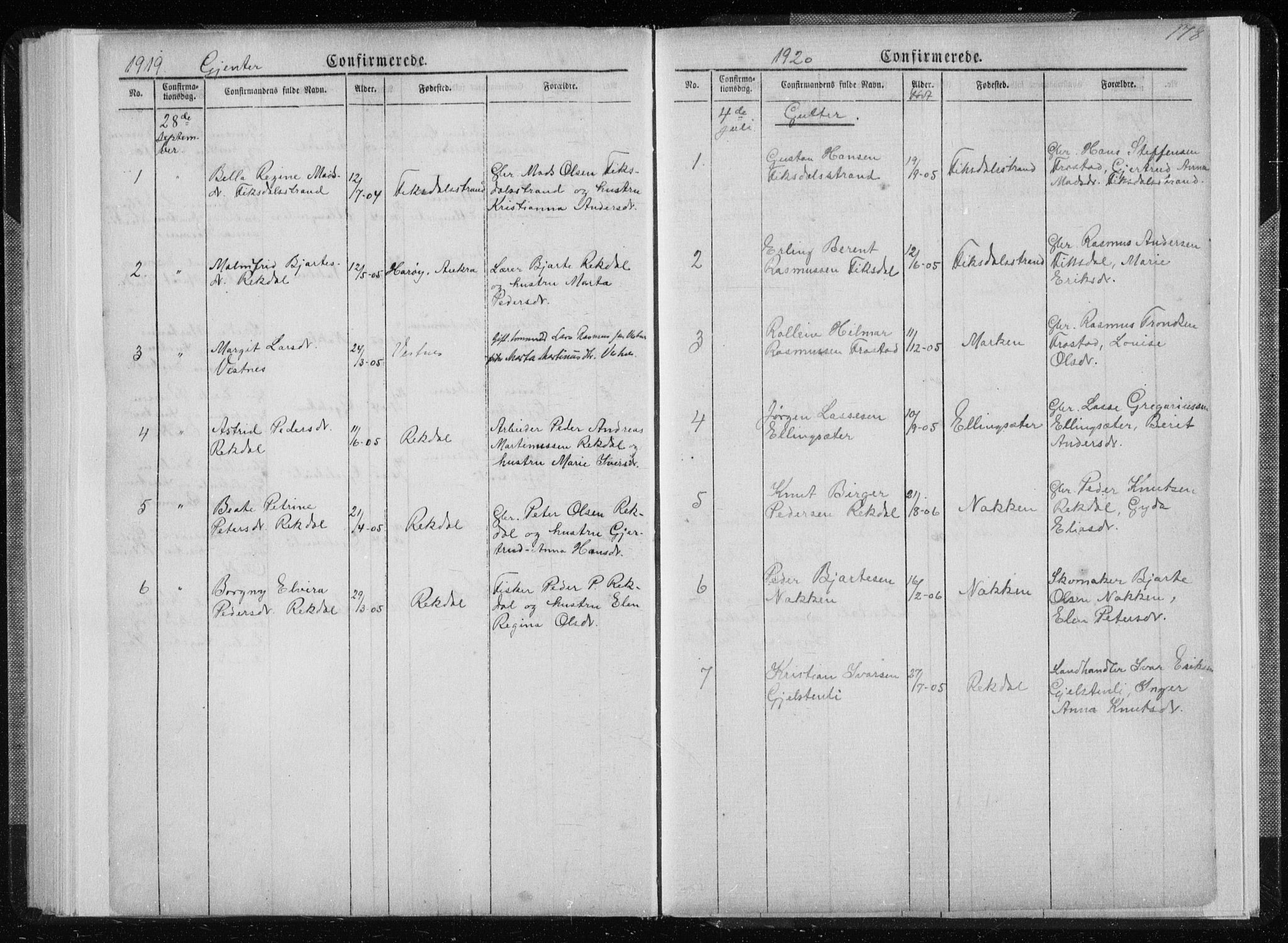 Ministerialprotokoller, klokkerbøker og fødselsregistre - Møre og Romsdal, AV/SAT-A-1454/540/L0541: Klokkerbok nr. 540C01, 1867-1920, s. 178