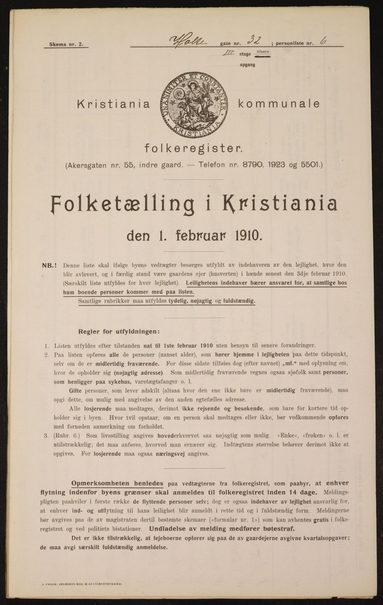 OBA, Kommunal folketelling 1.2.1910 for Kristiania, 1910, s. 40573