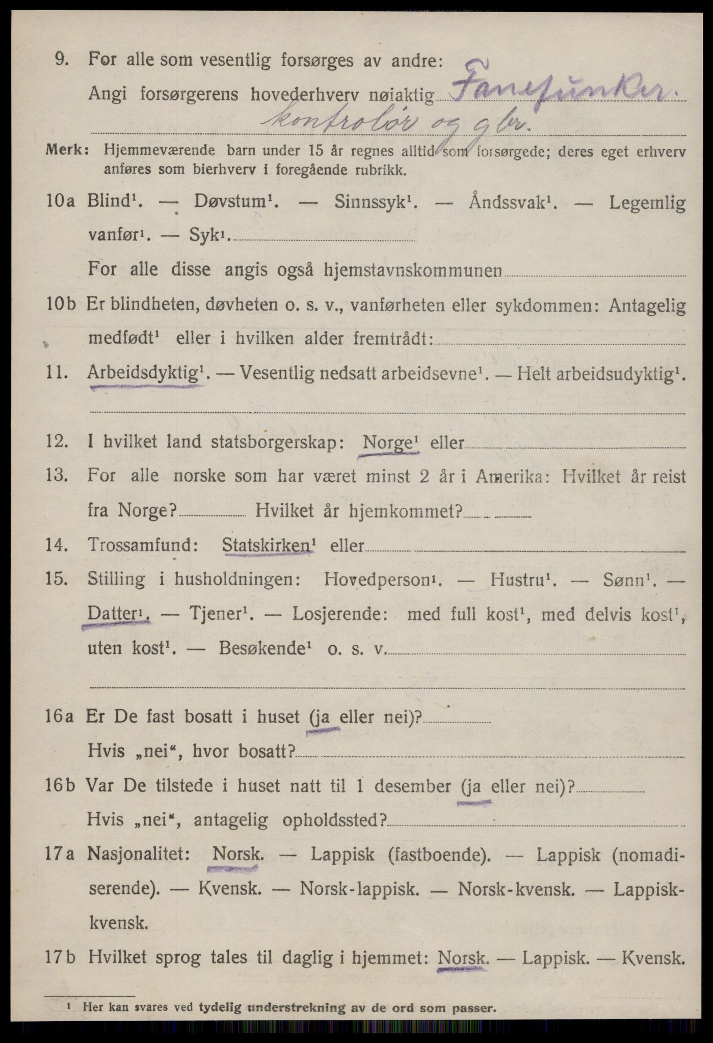 SAT, Folketelling 1920 for 1650 Horg herred, 1920, s. 3897