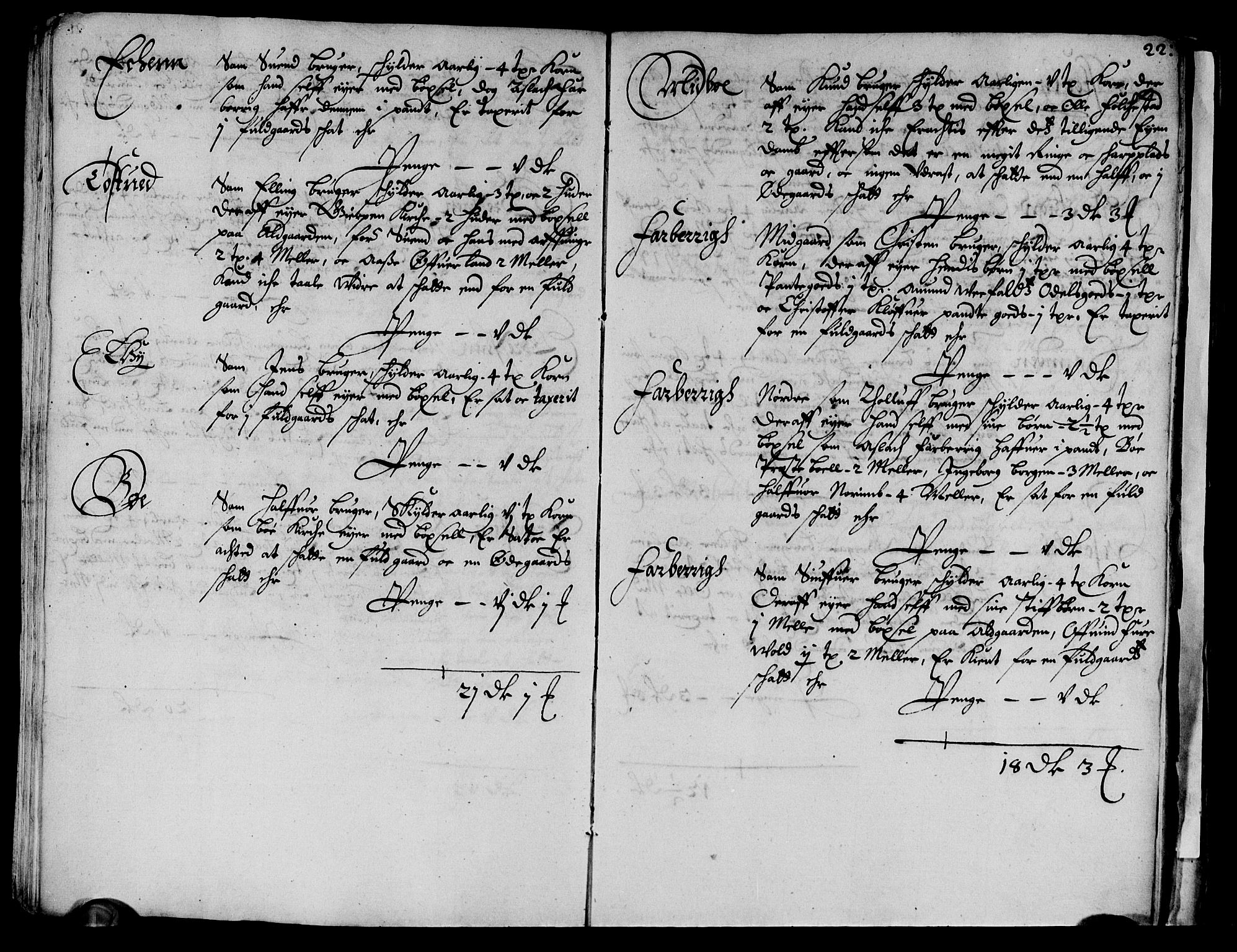 Rentekammeret inntil 1814, Reviderte regnskaper, Lensregnskaper, AV/RA-EA-5023/R/Rb/Rbp/L0042: Bratsberg len, 1655-1657