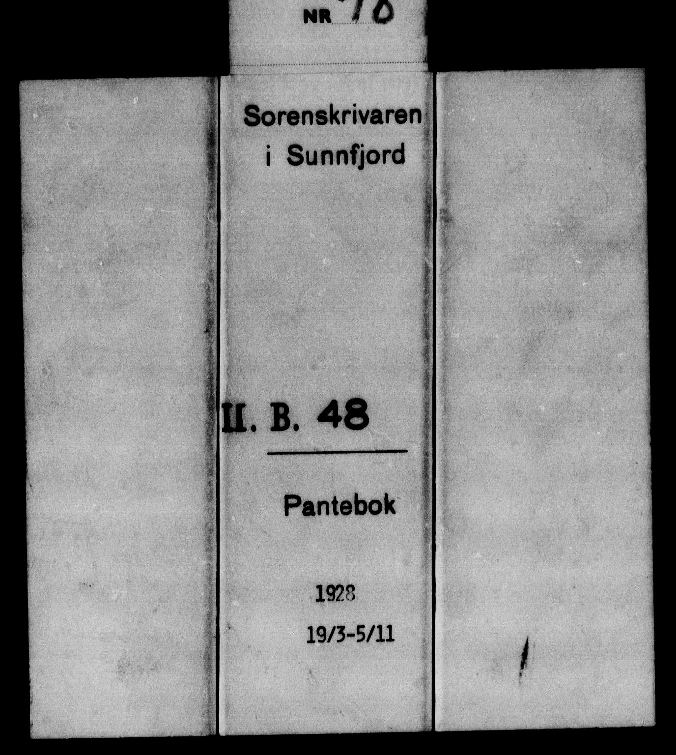 Sunnfjord tingrett, SAB/A-3201/1/G/Gb/Gba/L0048: Pantebok nr. II.B.48, 1928-1928