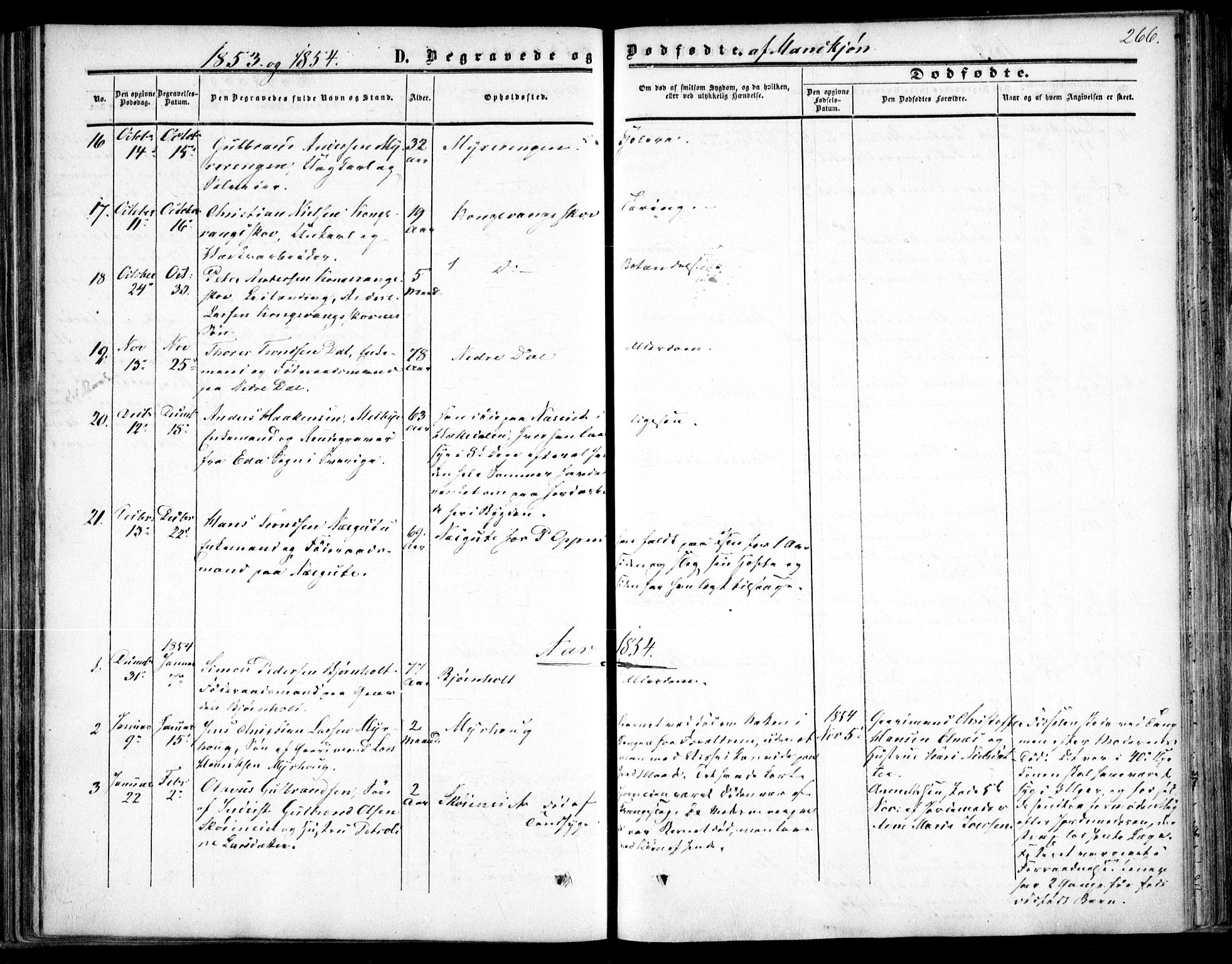 Nittedal prestekontor Kirkebøker, SAO/A-10365a/F/Fa/L0005: Ministerialbok nr. I 5, 1850-1862, s. 266