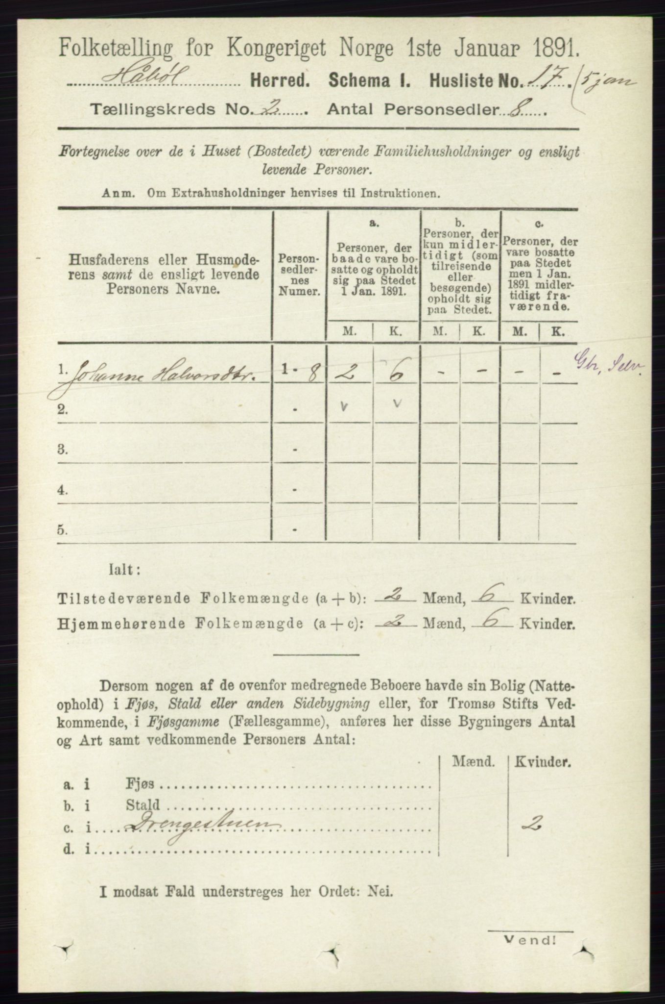 RA, Folketelling 1891 for 0138 Hobøl herred, 1891, s. 946