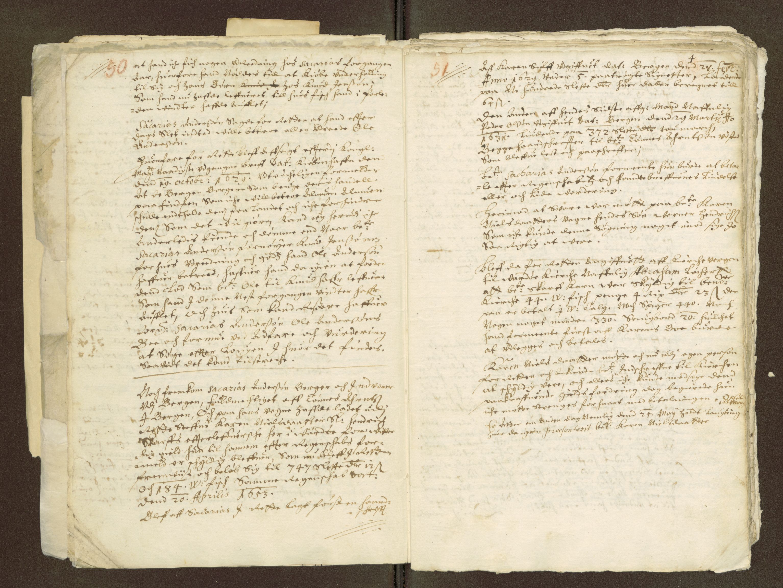 Nordland og Finnmarks lagstol, AV/SAT-A-5608/X/L0001: Lagtingsprotokoll , 1647-1668, s. 50-51