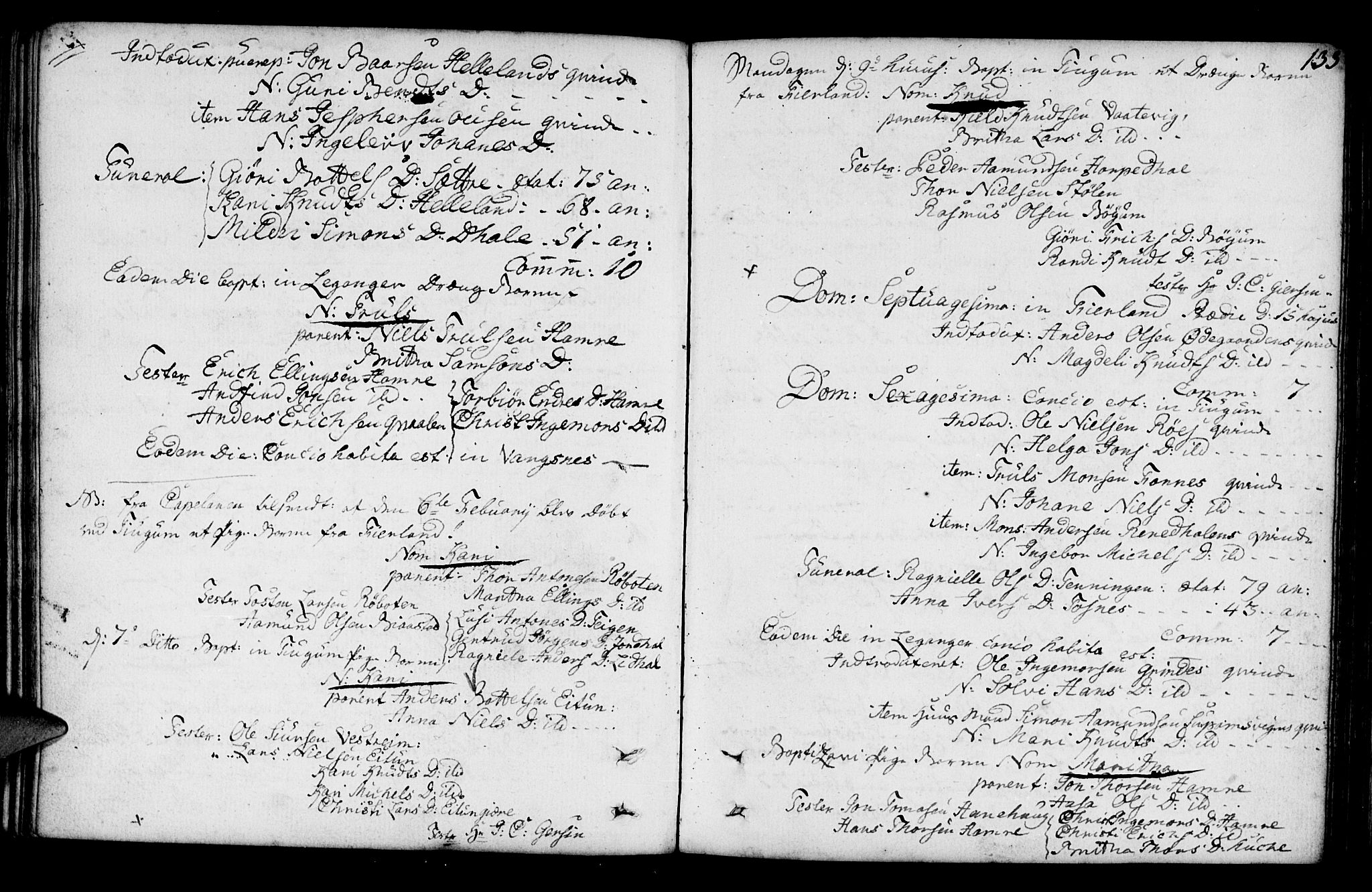 Leikanger sokneprestembete, AV/SAB-A-81001/H/Haa/Haaa/L0003: Ministerialbok nr. A 3, 1756-1770, s. 133