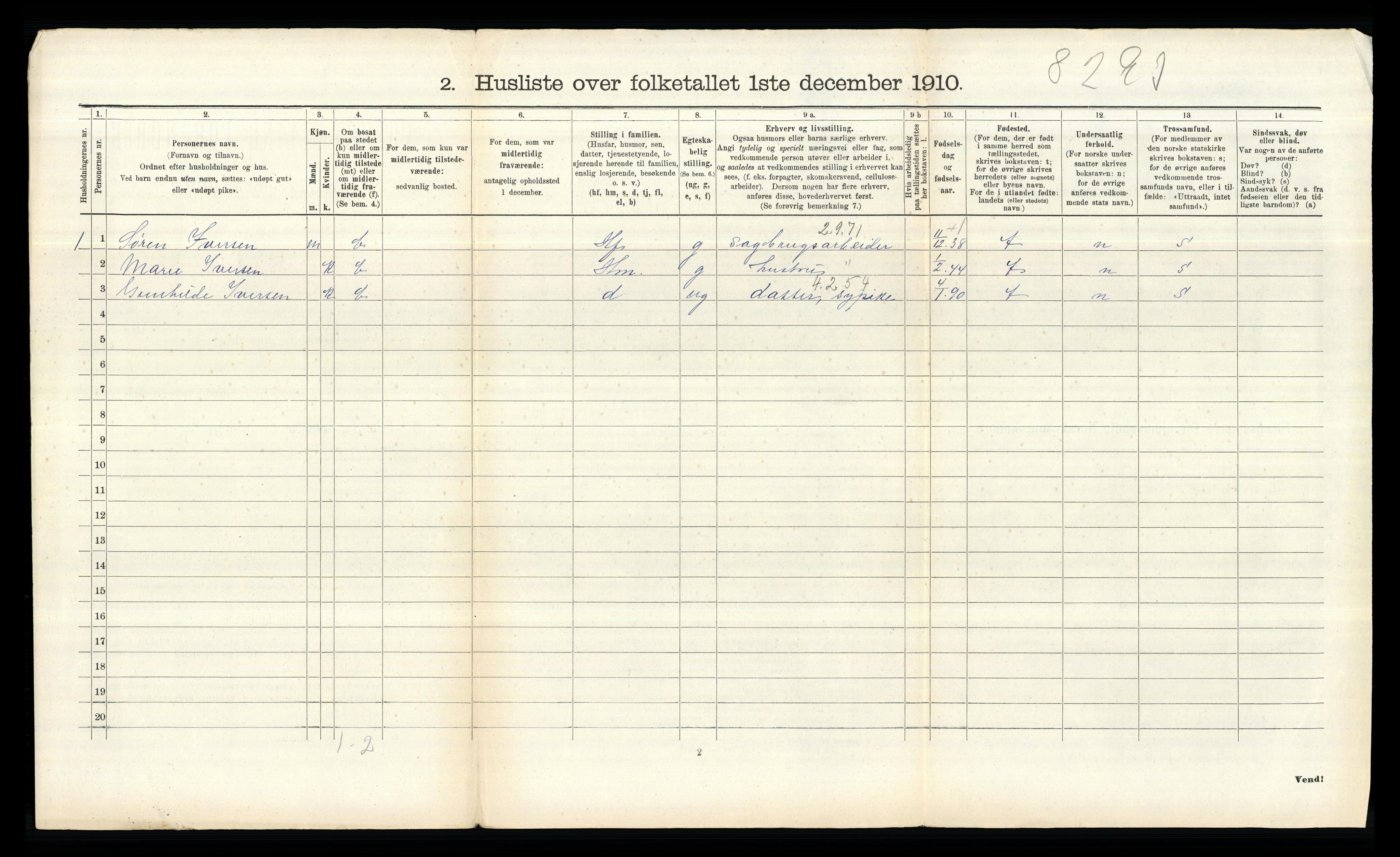 RA, Folketelling 1910 for 0218 Aker herred, 1910, s. 3052