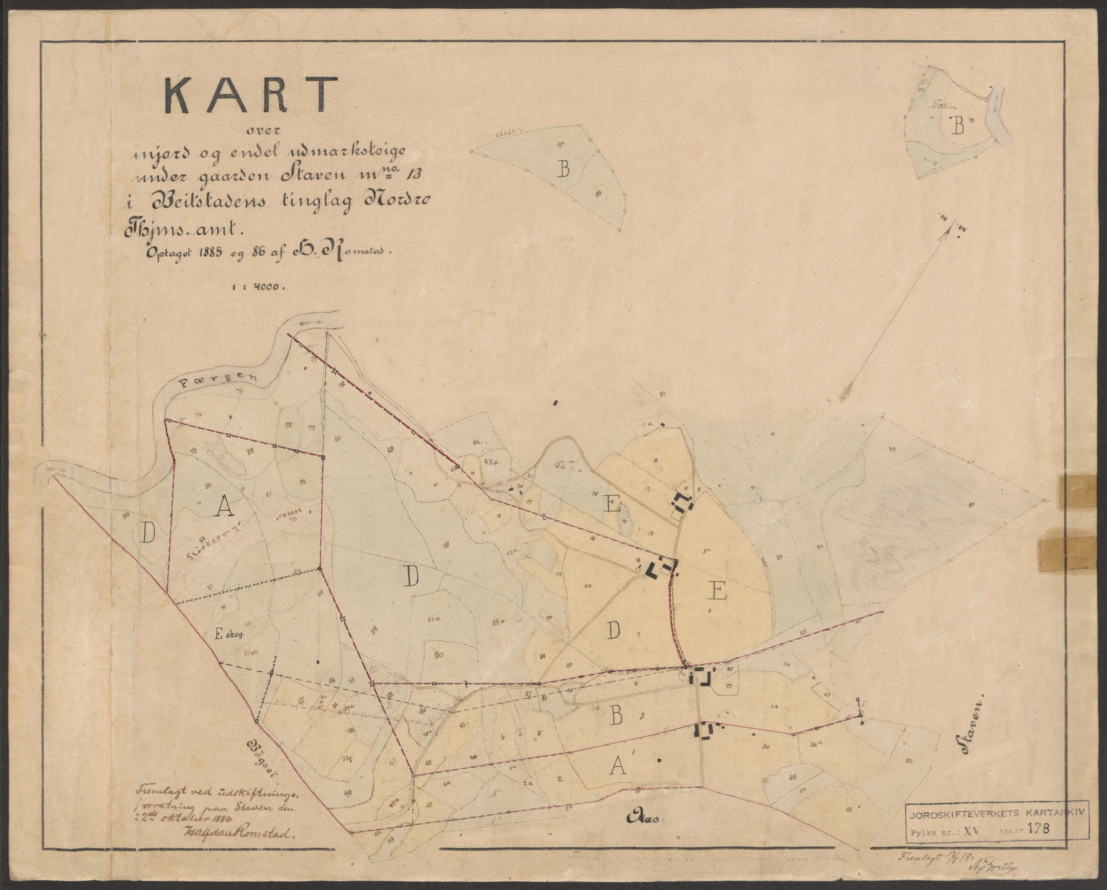 Jordskifteverkets kartarkiv, RA/S-3929/T, 1859-1988, s. 236