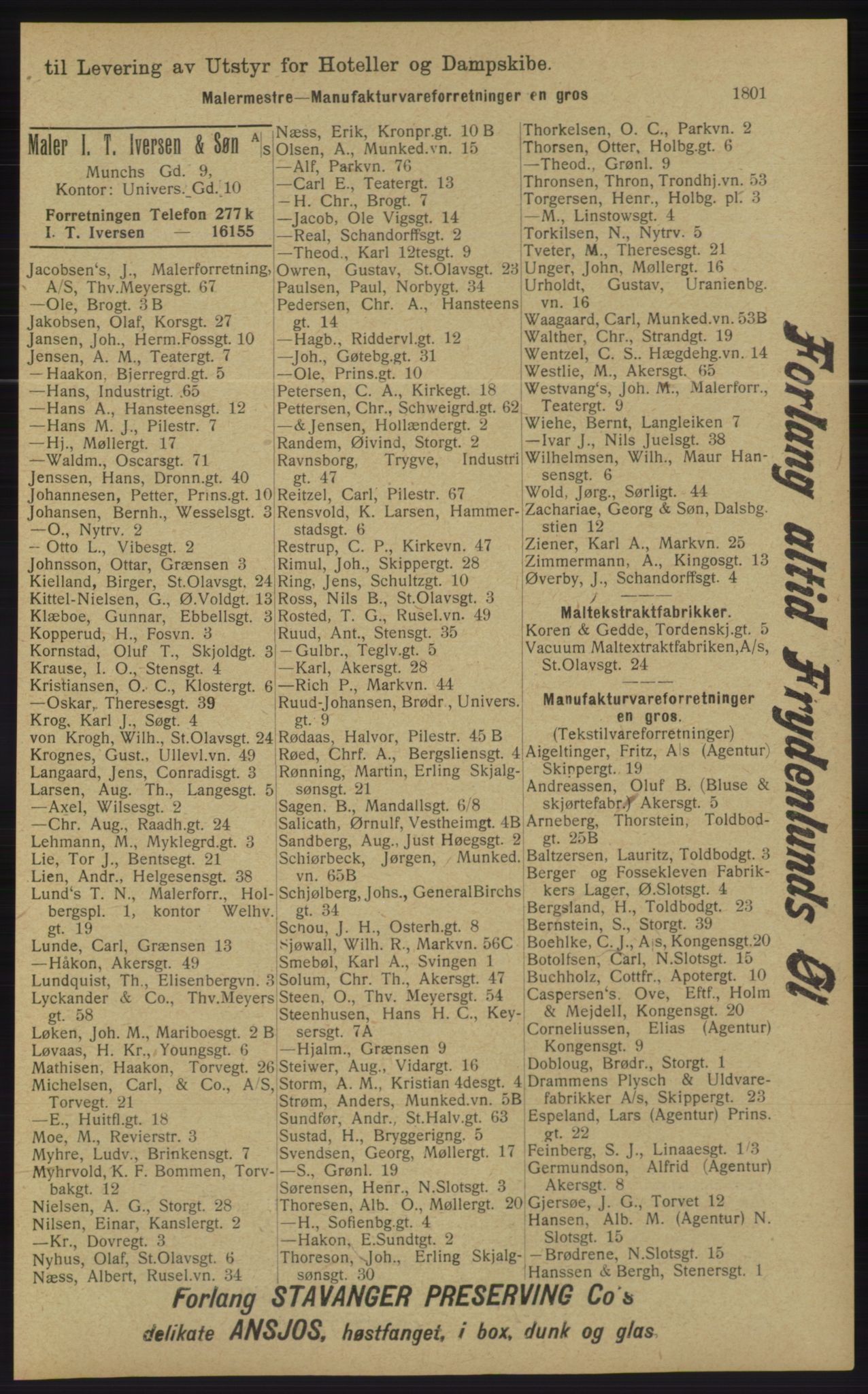 Kristiania/Oslo adressebok, PUBL/-, 1913, s. 1757