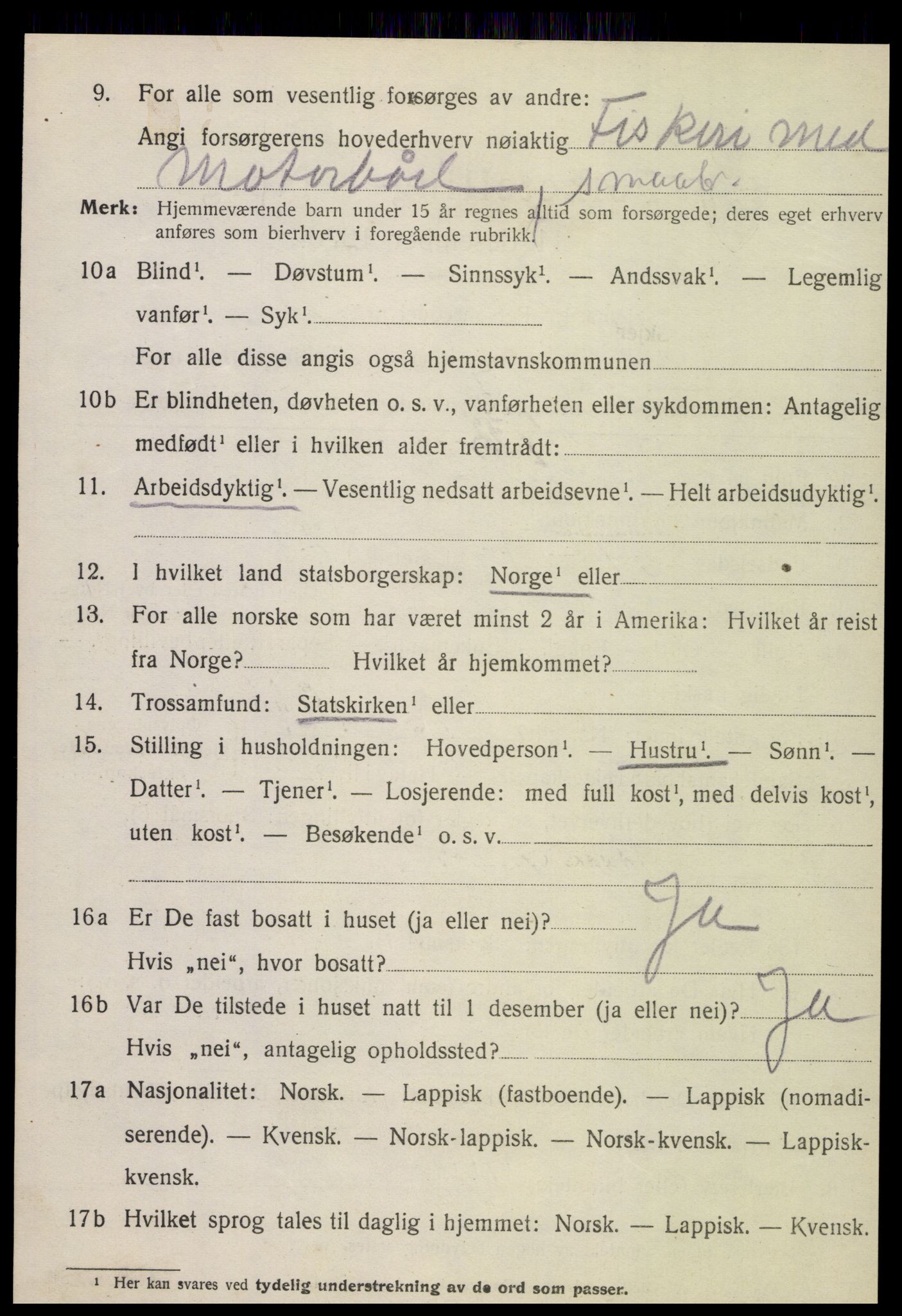 SAT, Folketelling 1920 for 1837 Meløy herred, 1920, s. 3700