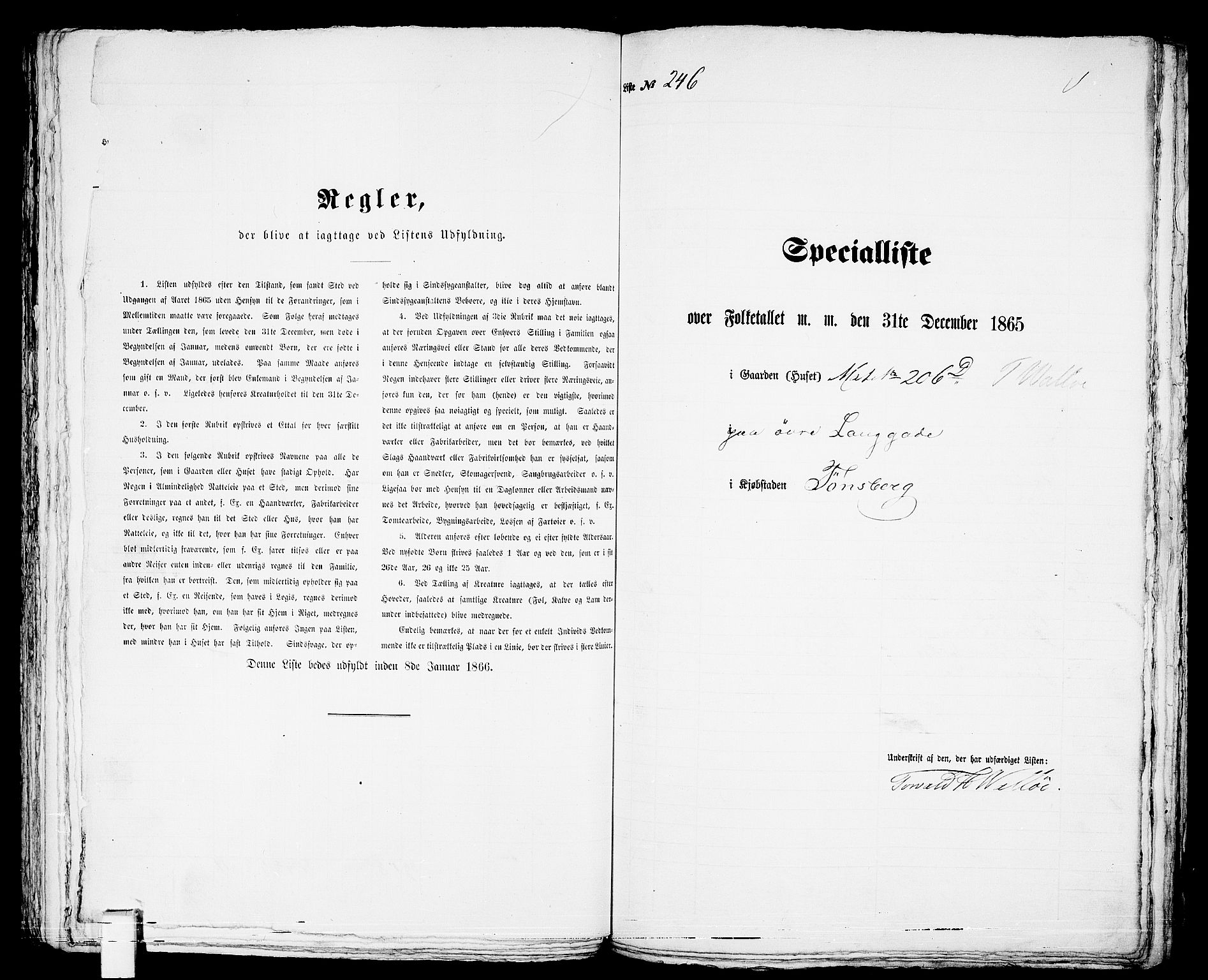 RA, Folketelling 1865 for 0705P Tønsberg prestegjeld, 1865, s. 534