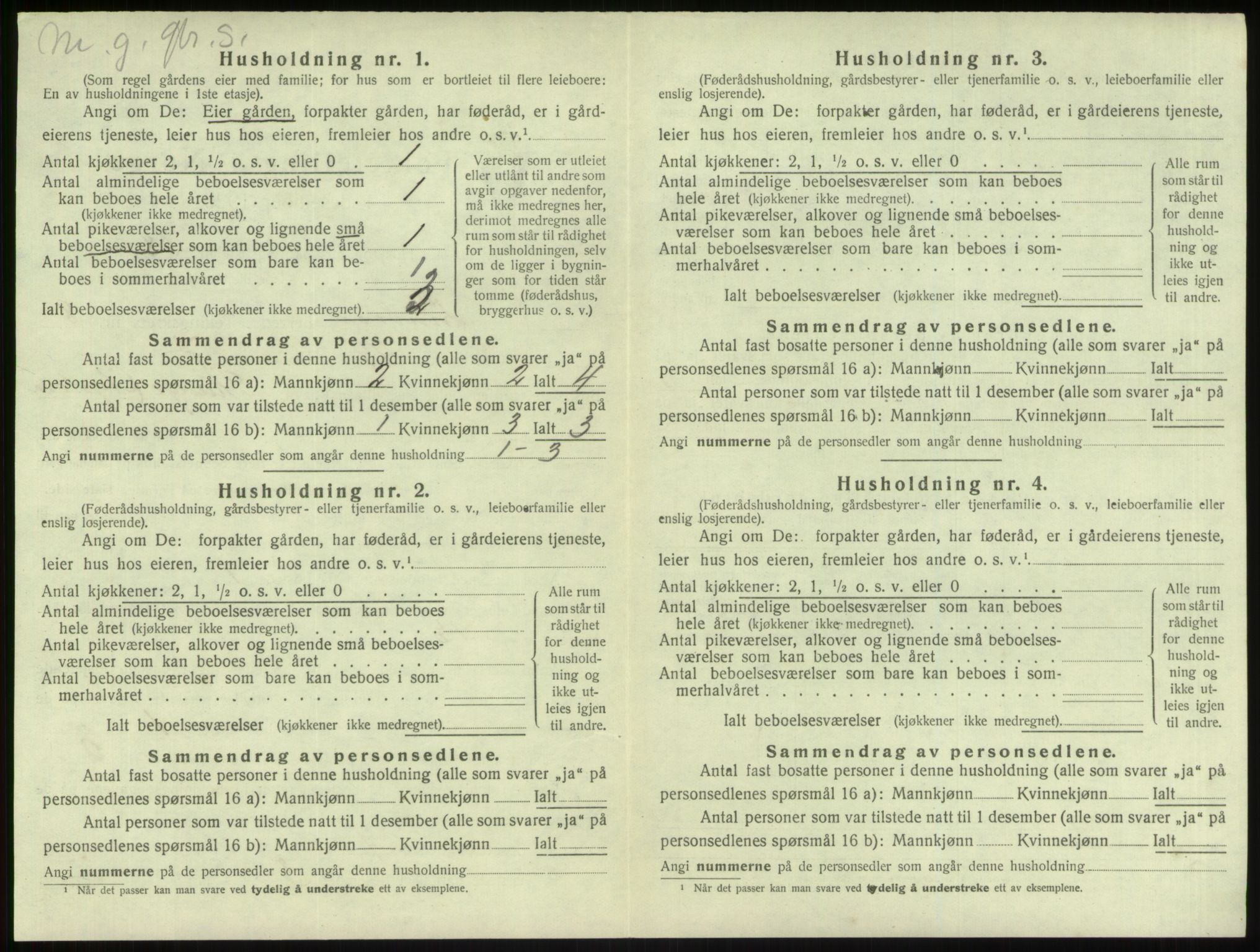 SAB, Folketelling 1920 for 1263 Lindås herred, 1920, s. 583