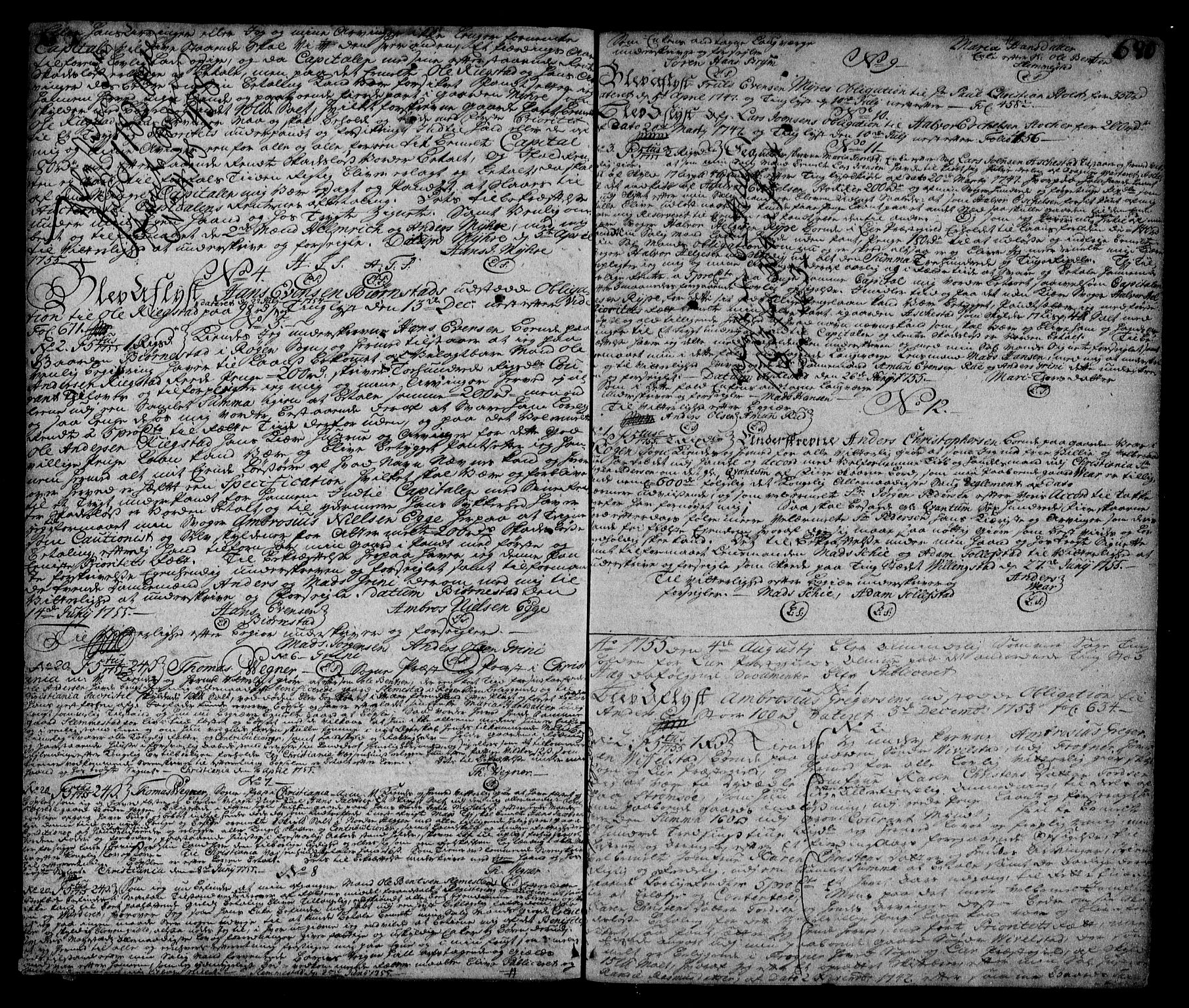 Lier, Røyken og Hurum sorenskriveri, SAKO/A-89/G/Ga/Gaa/L0002: Pantebok nr. II, 1725-1755, s. 680